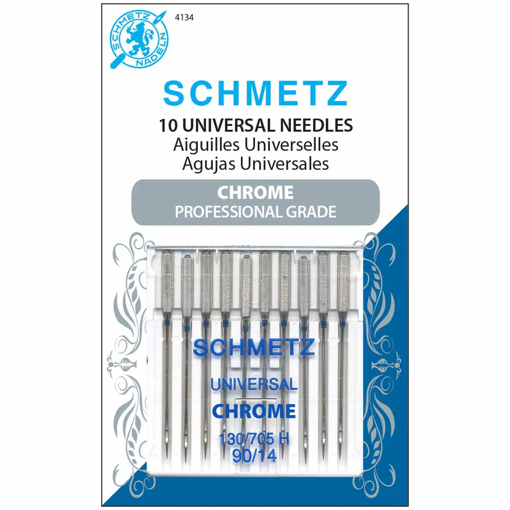 SCHMETZ #4134 Chrome Universal - 90/14 - 10 needles