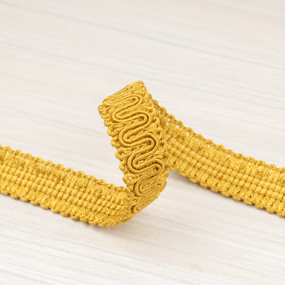 Scroll Gimp ½ po (1,1 cm) Gold