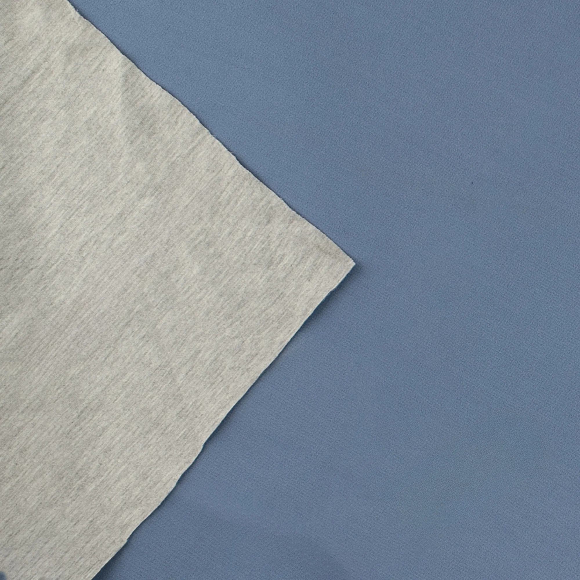 Scuba Crepe Bonded to Jersey - Blue - Image 4