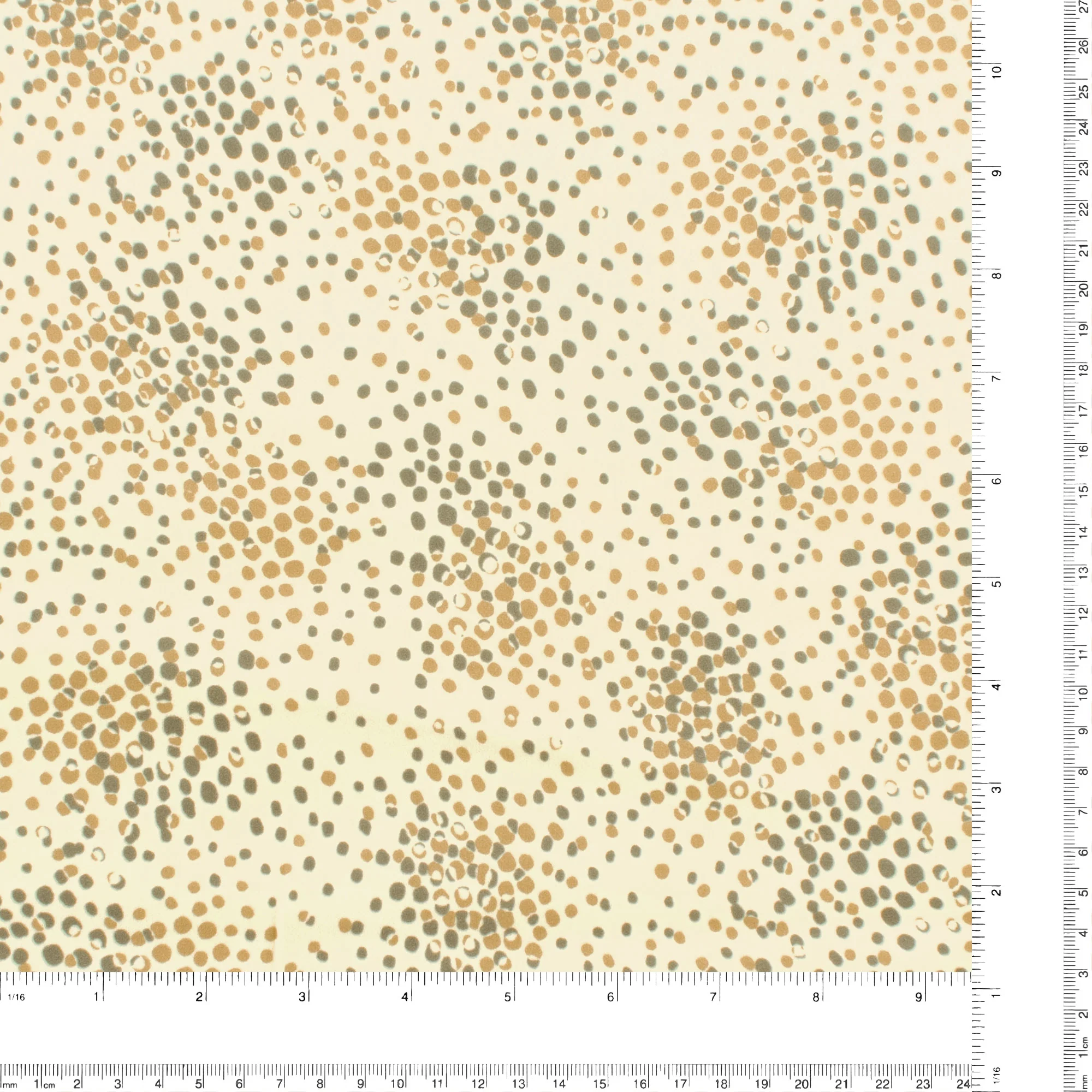 Scuba Crepe Print - NORA - 004 - Ivory - Image 3
