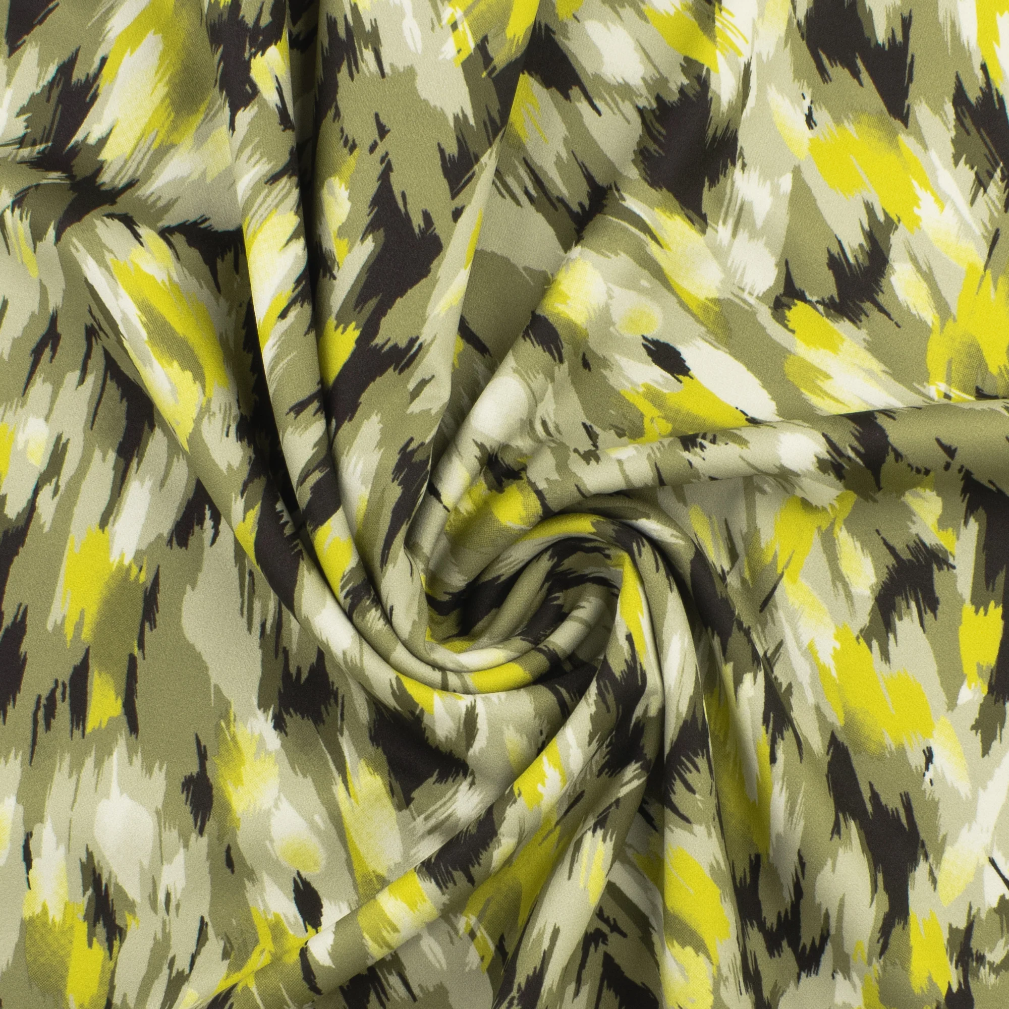 Scuba Crepe Print - NORA - 009 - Sage - Image 2