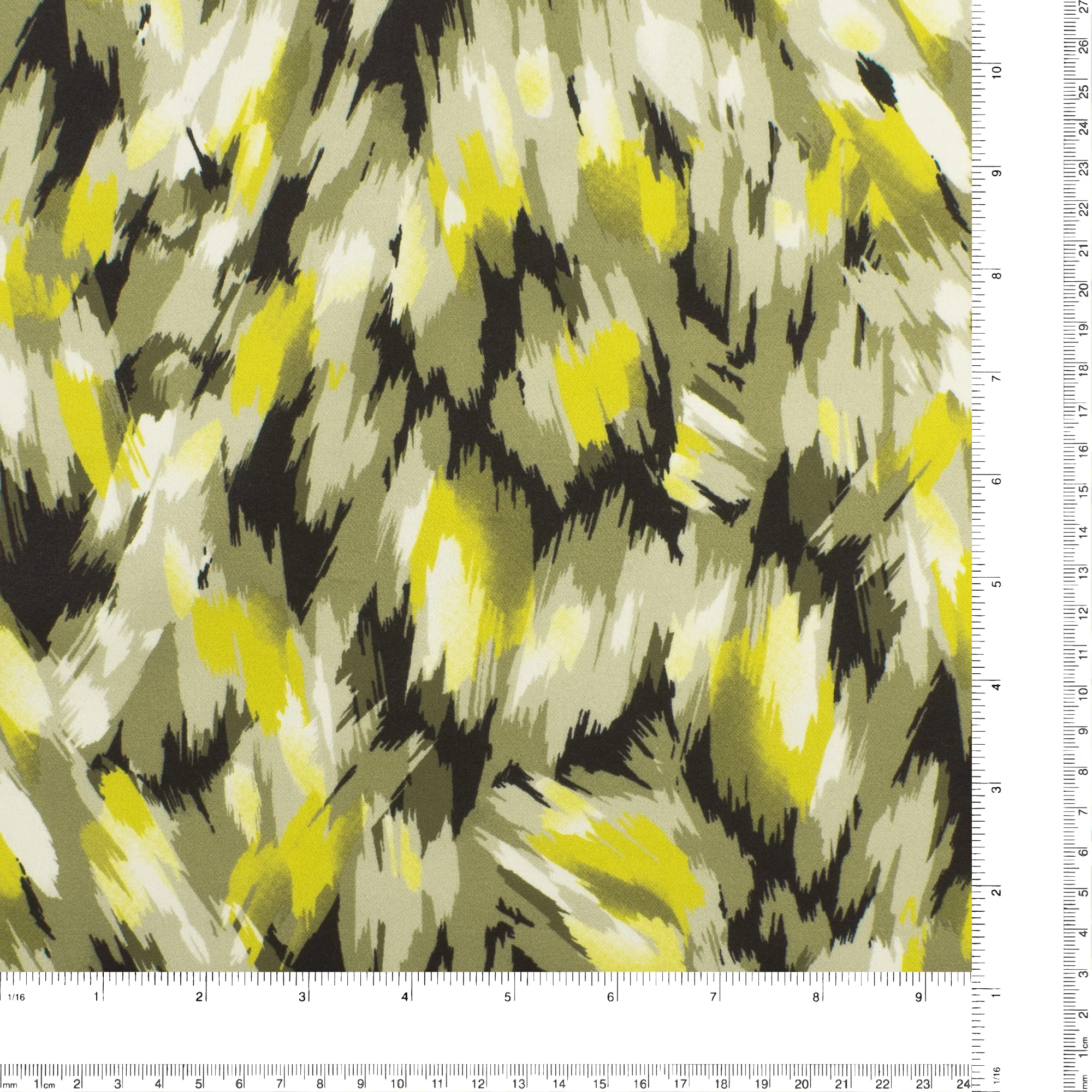 Scuba Crepe Print - NORA - 009 - Sage - Image 3