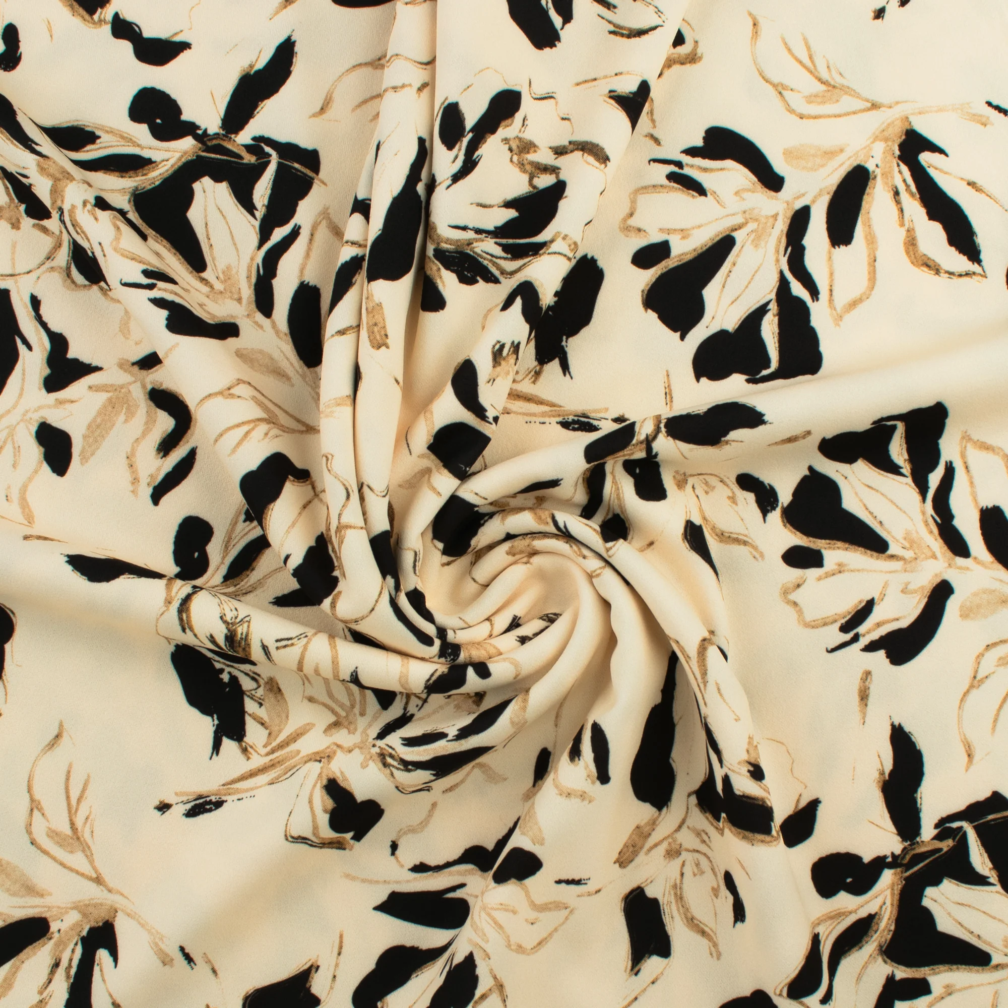 Scuba Crepe Print - NORA - 011 - Ivory - Image 2