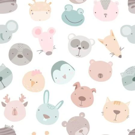 seamless animal pattern_swatch for fabric_3.5 inches by 3.5 inches