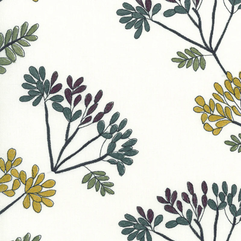 Home Decor Fabric - Signature Seduction C33 - blue, green, eggplant
