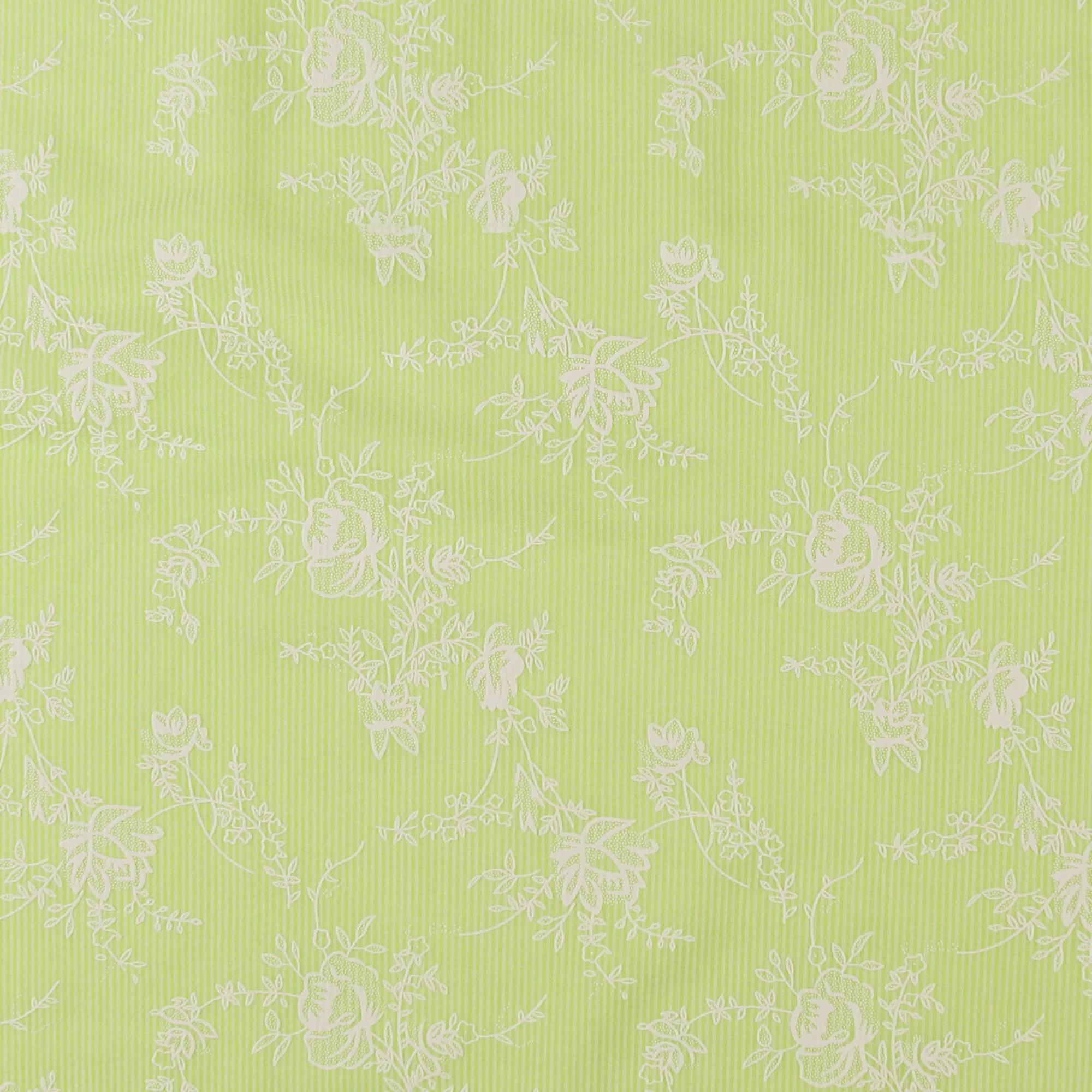 Seersucker Puff Print - AVERY - 006 - Lime