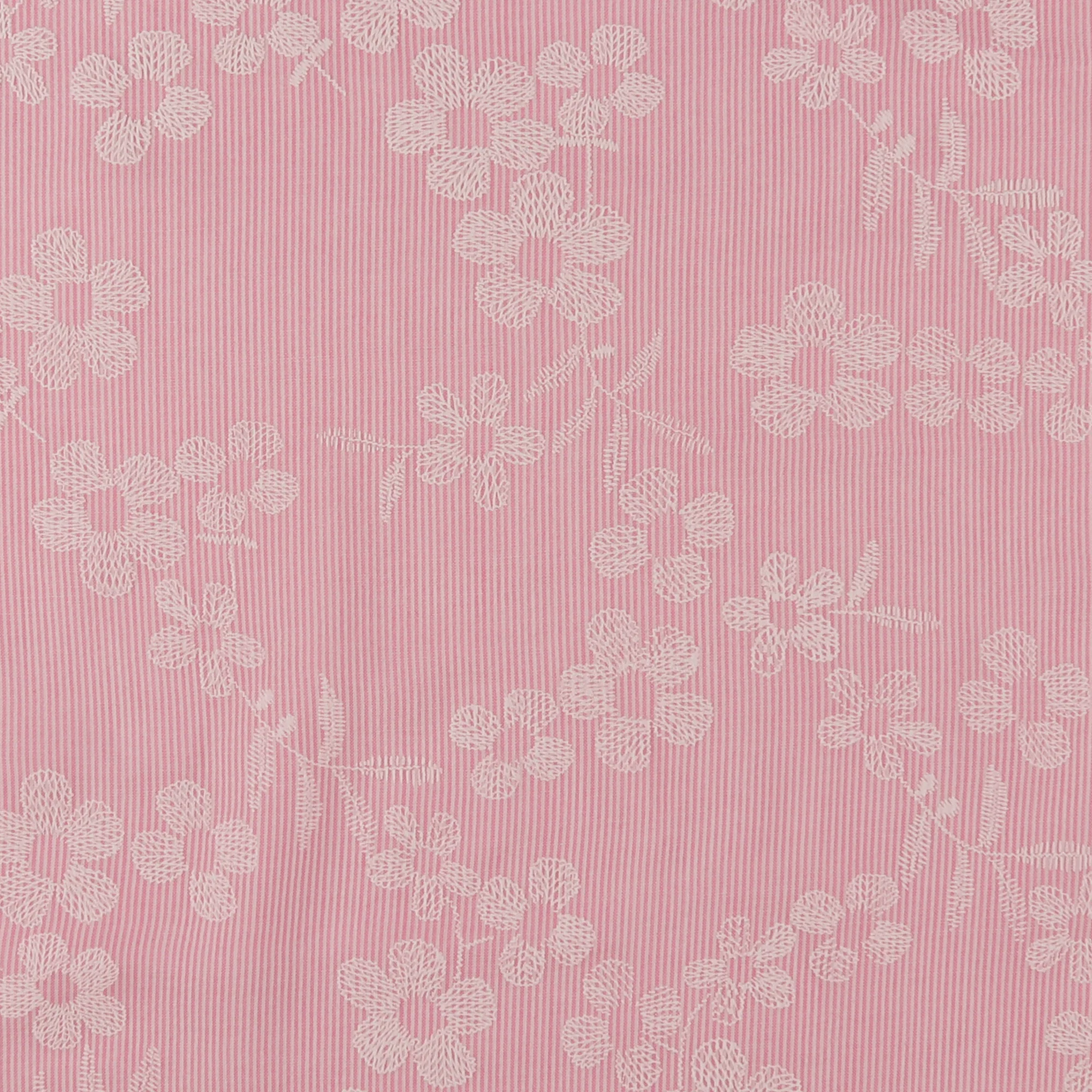Seersucker Puff Print - AVERY - 008 - Rose