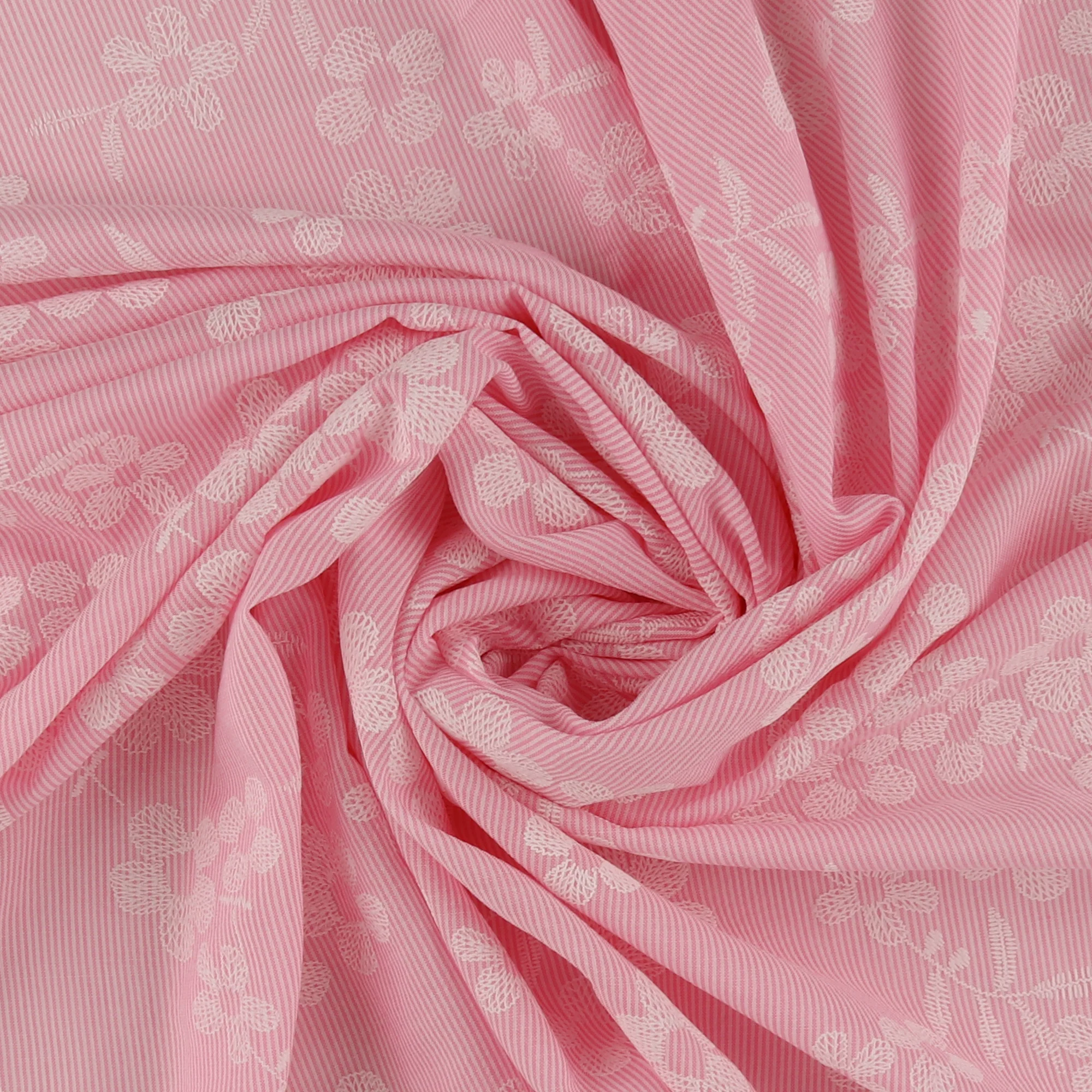 Seersucker Puff Print - AVERY - 008 - Rose - Image 2