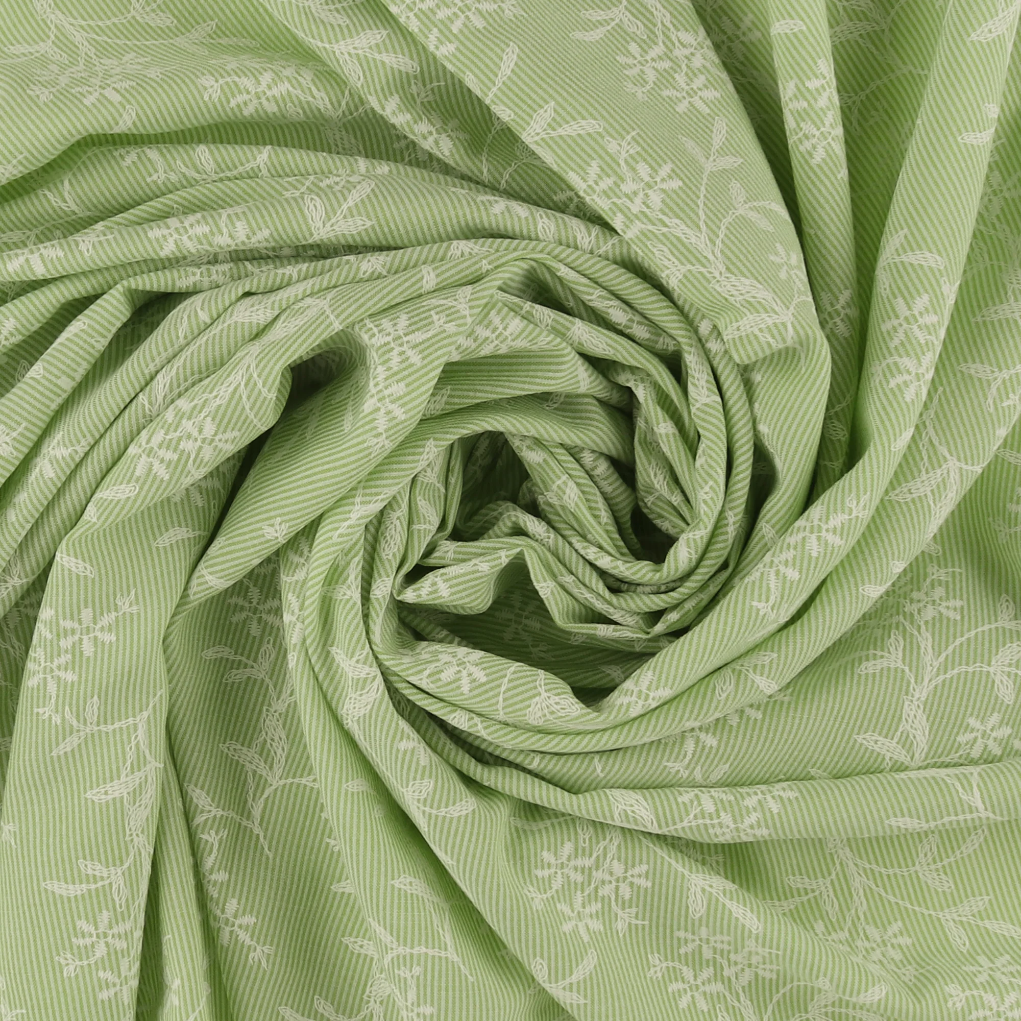 Seersucker Puff Print - AVERY - 009 - Pistachio - Image 2