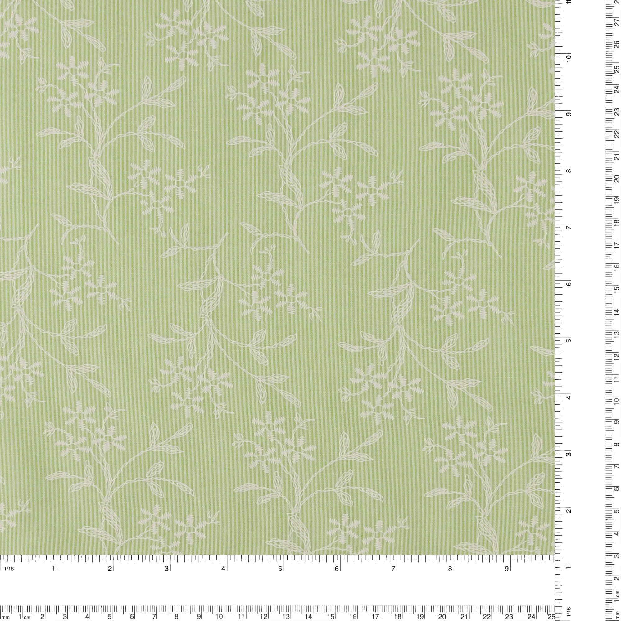Seersucker Puff Print - AVERY - 009 - Pistachio - Image 3