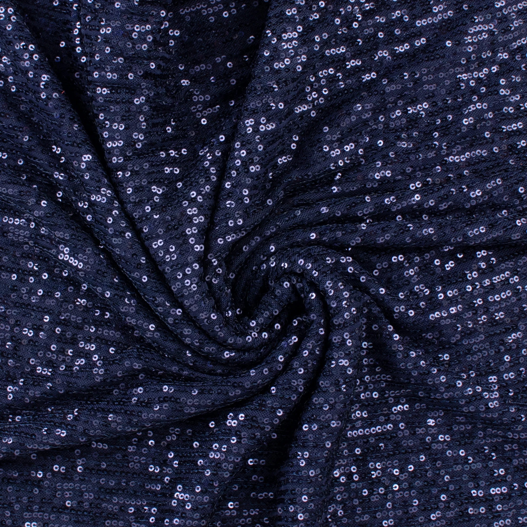 Sequin Mesh - SOIREE - 002 - Navy - Image 2