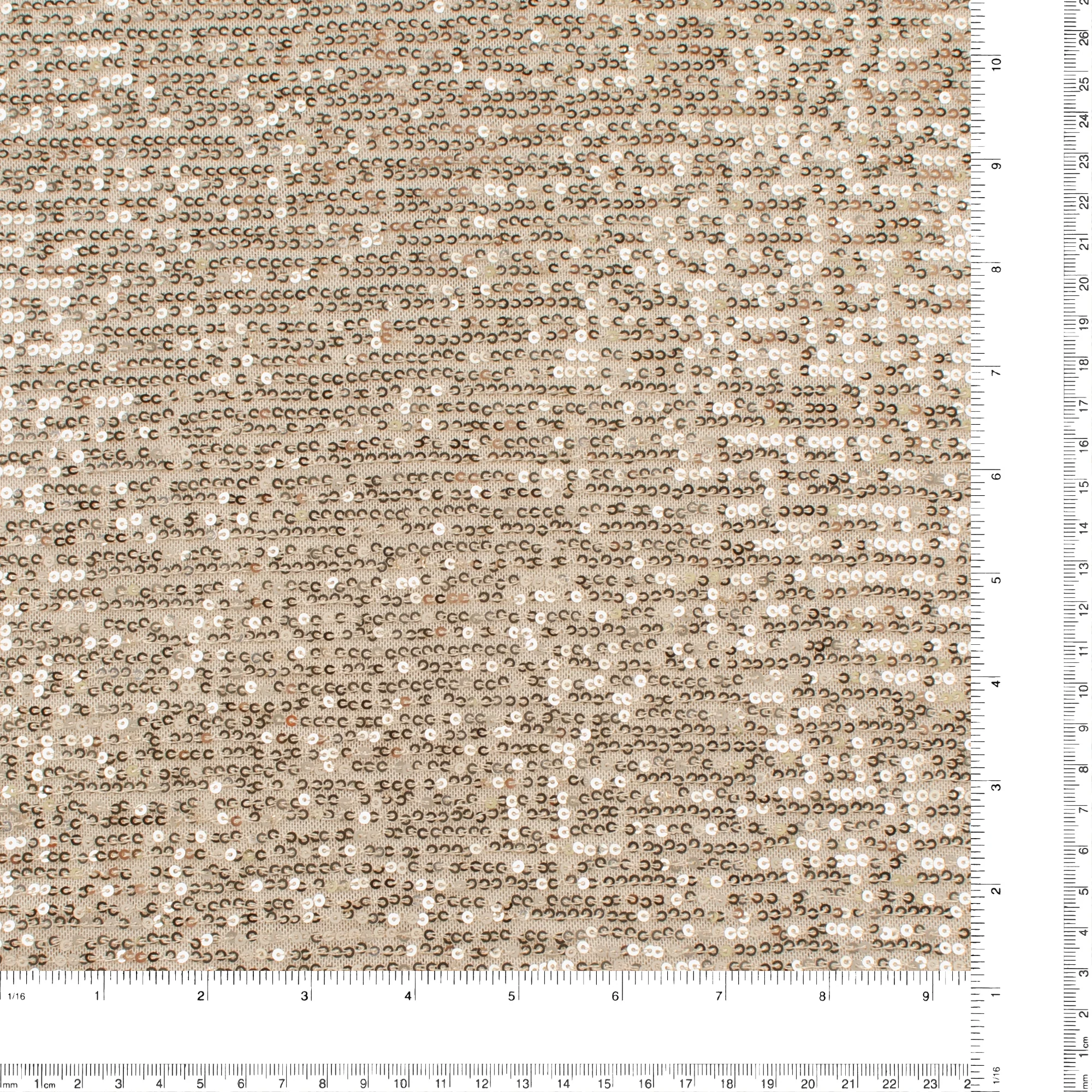 Sequin Mesh - SOIREE - 007 - Cream - Image 3