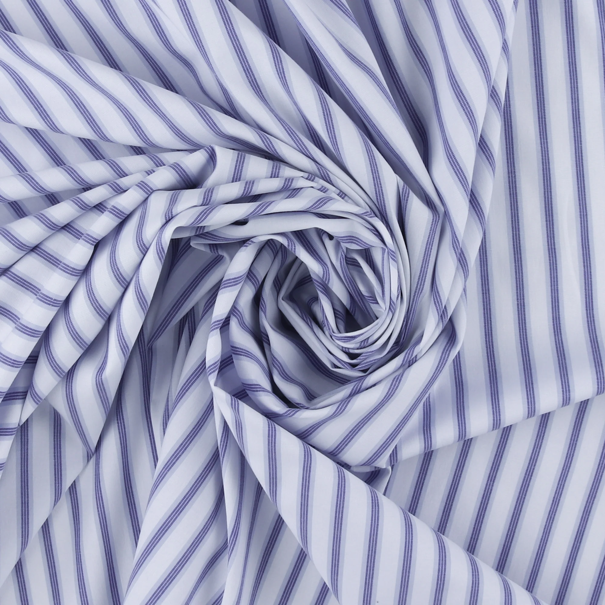 Shirting - TONY - 003 - White & Blue - Image 2