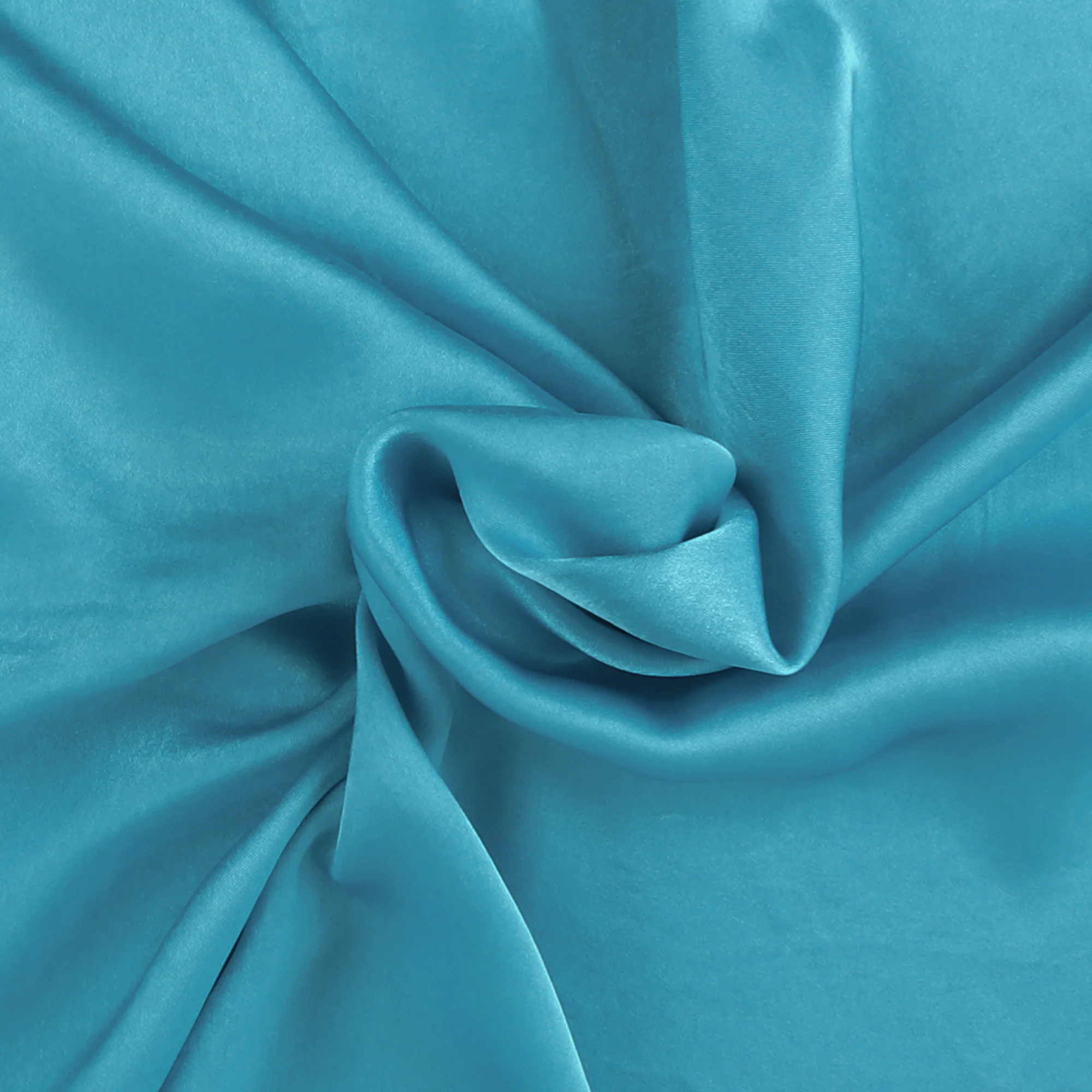 Silky Solid Satin - SIENNA - 003 - Hot Turquoise - Image 2