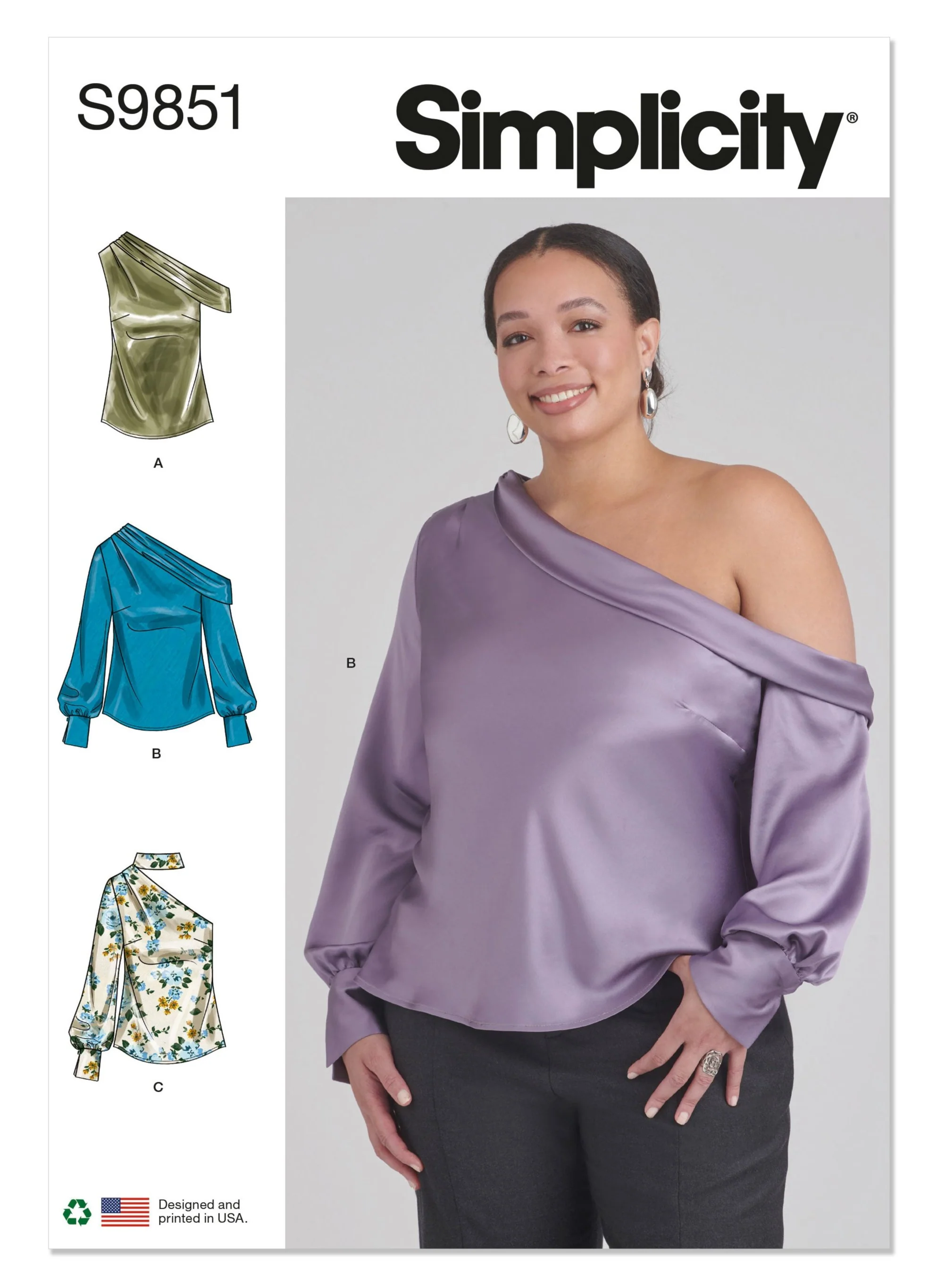 SIMPLICITY - S9851 Misses' and Women's Tops