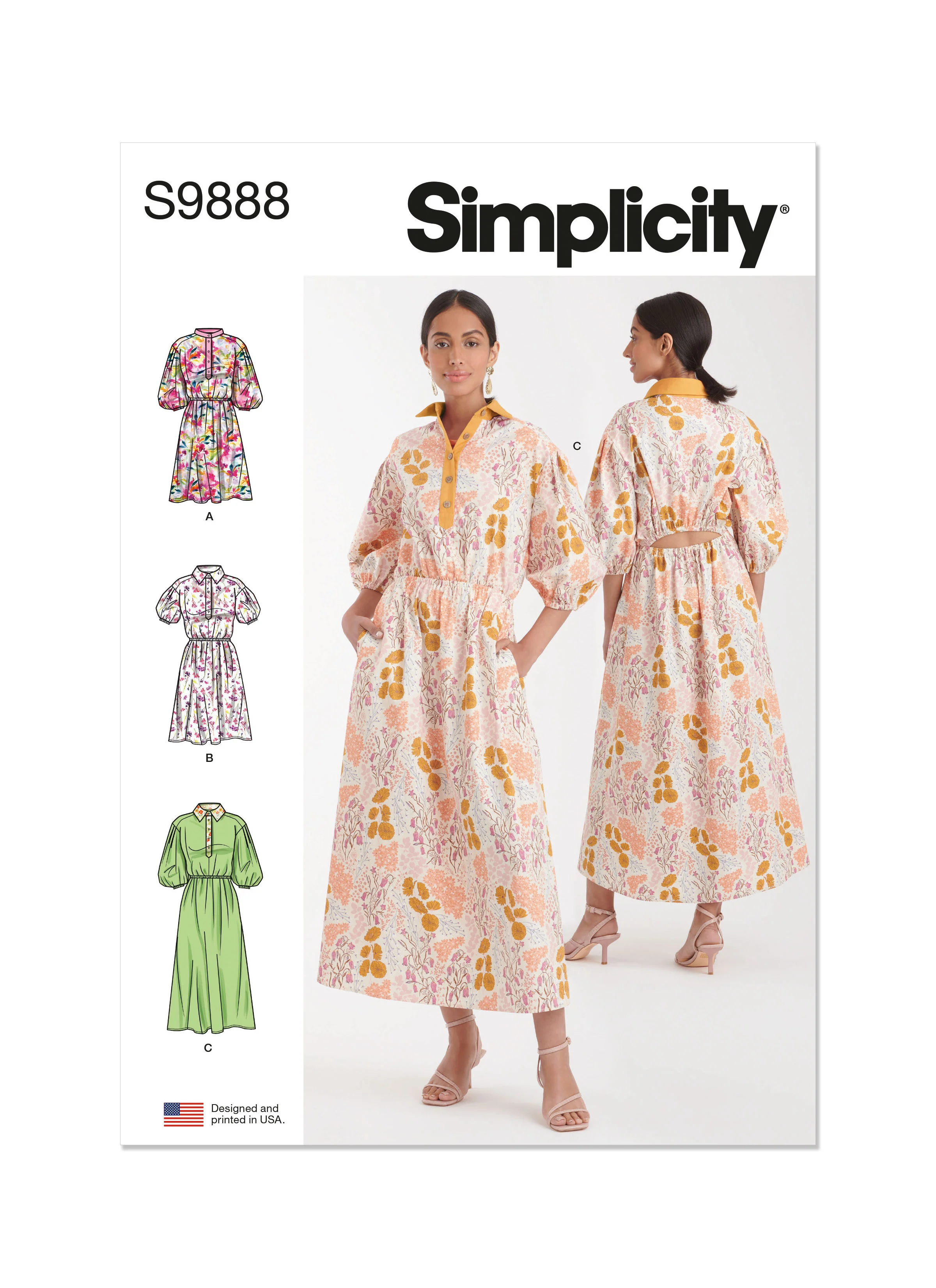 Simplicity - S9888 MISSES' DRESSES