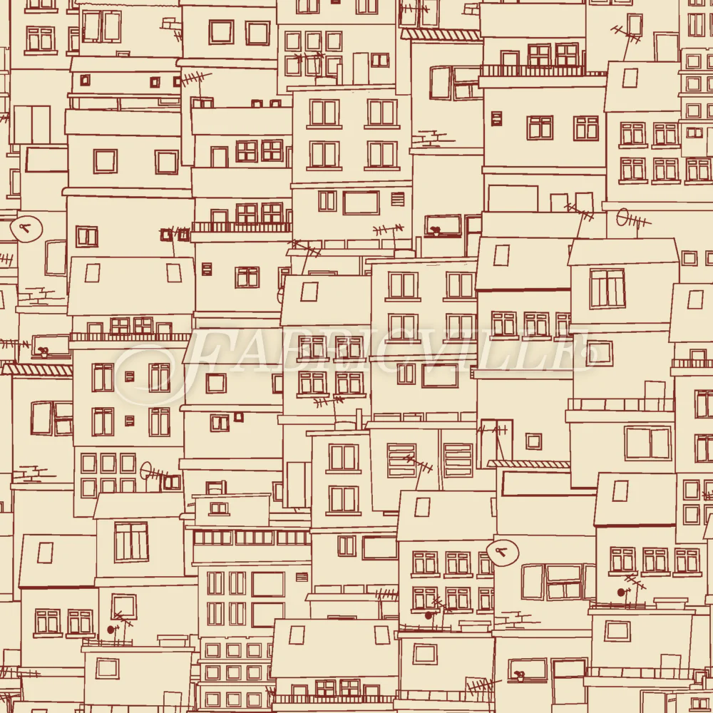 Small Part Of Town Monochrome