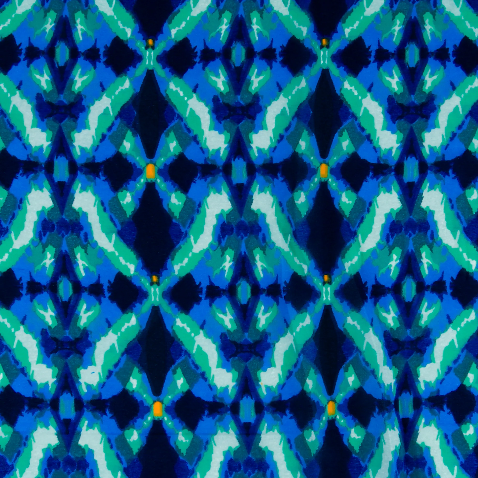 Smocked Georgette - «HARMONY» - 003 - Dark Blue - Image 2