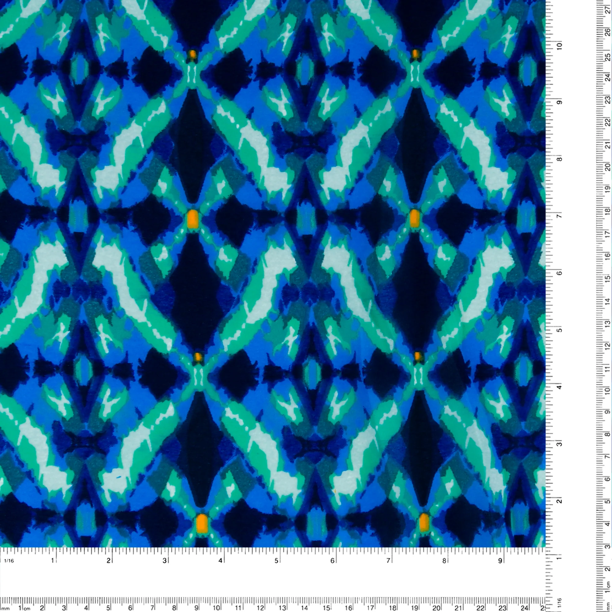 Smocked Georgette - «HARMONY» - 003 - Dark Blue - Image 4