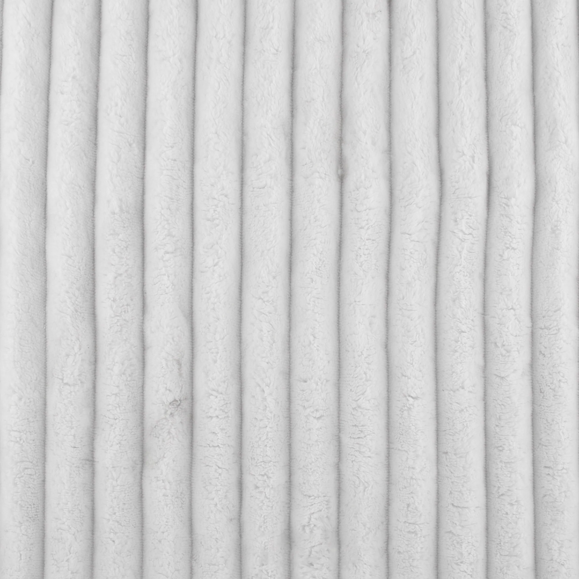 Solid Corded Chenille - White