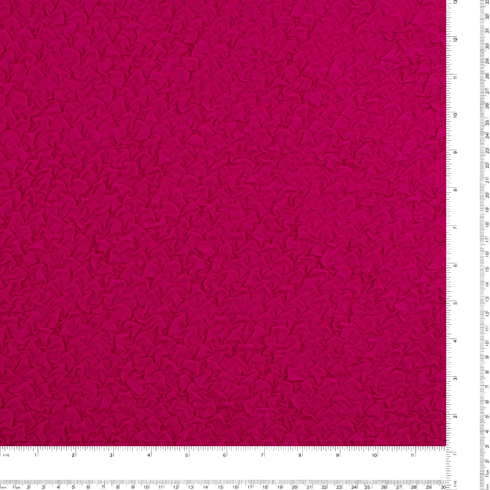Solid Crinkled Mesh - RADIANT NIGHTS - 001 - Magenta - Image 3