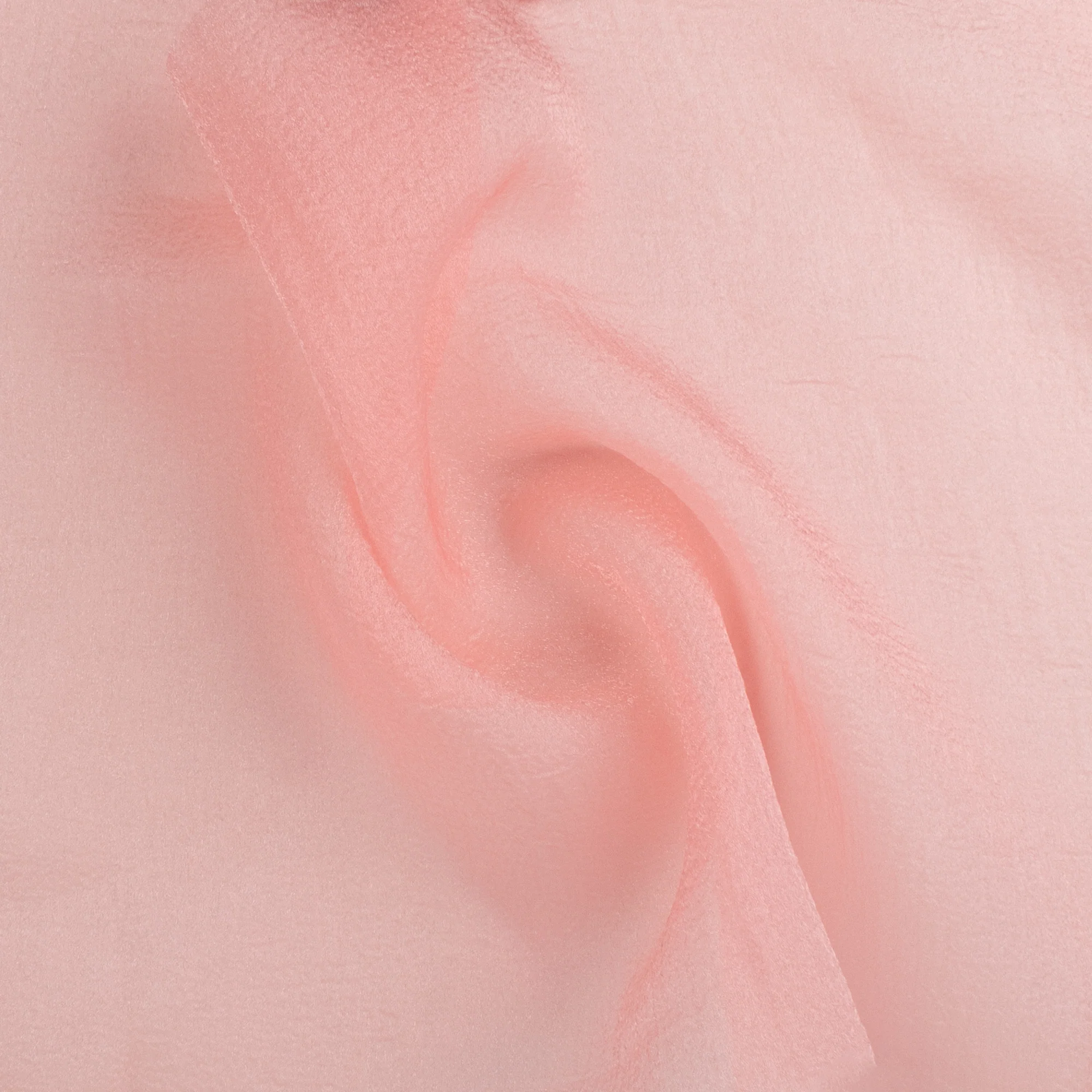 Solid Crinkled Organza - WHIMSICAL - 004 - Peach - Image 2