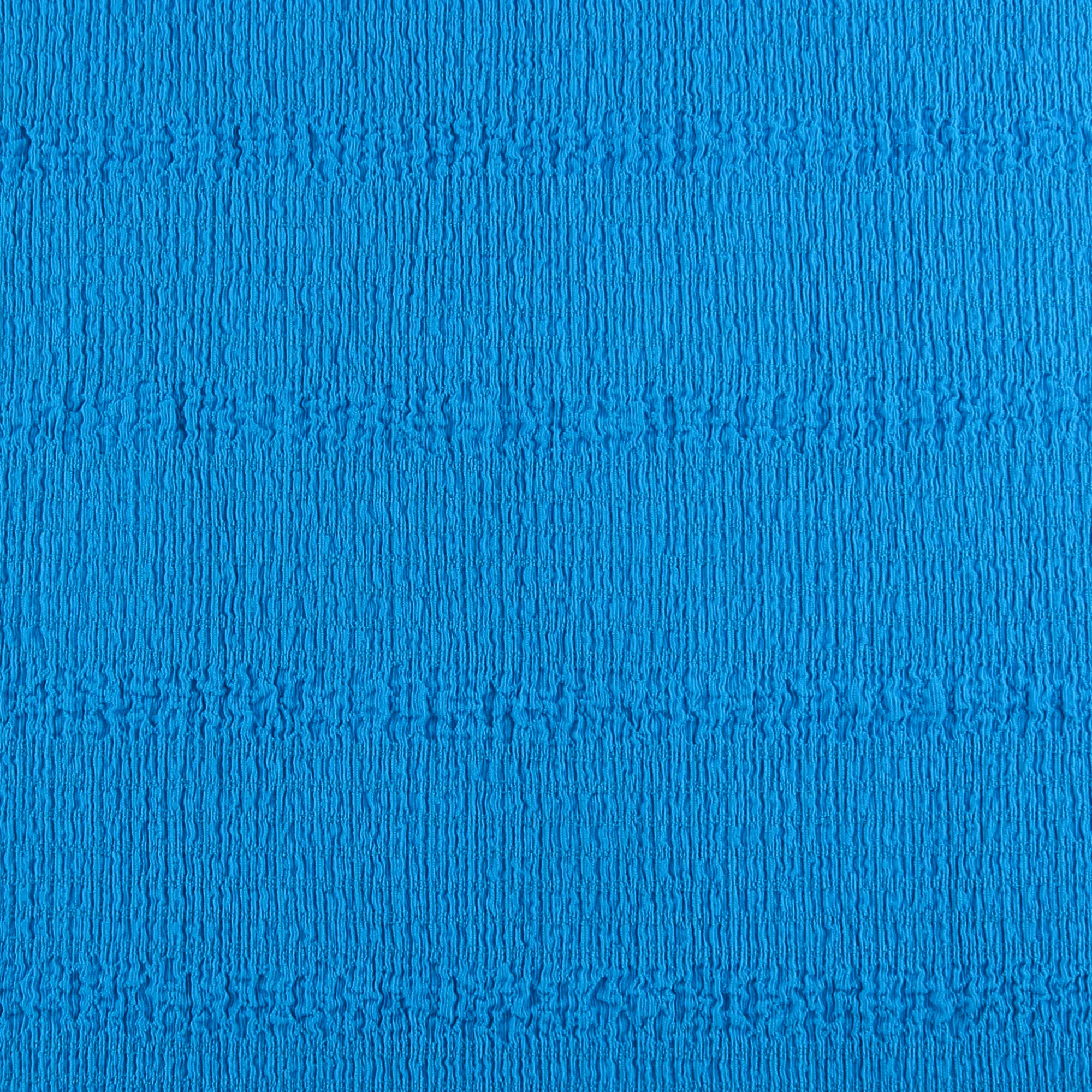 Solid crinkled Polyester - CHANTAL - 013 - Turquoise