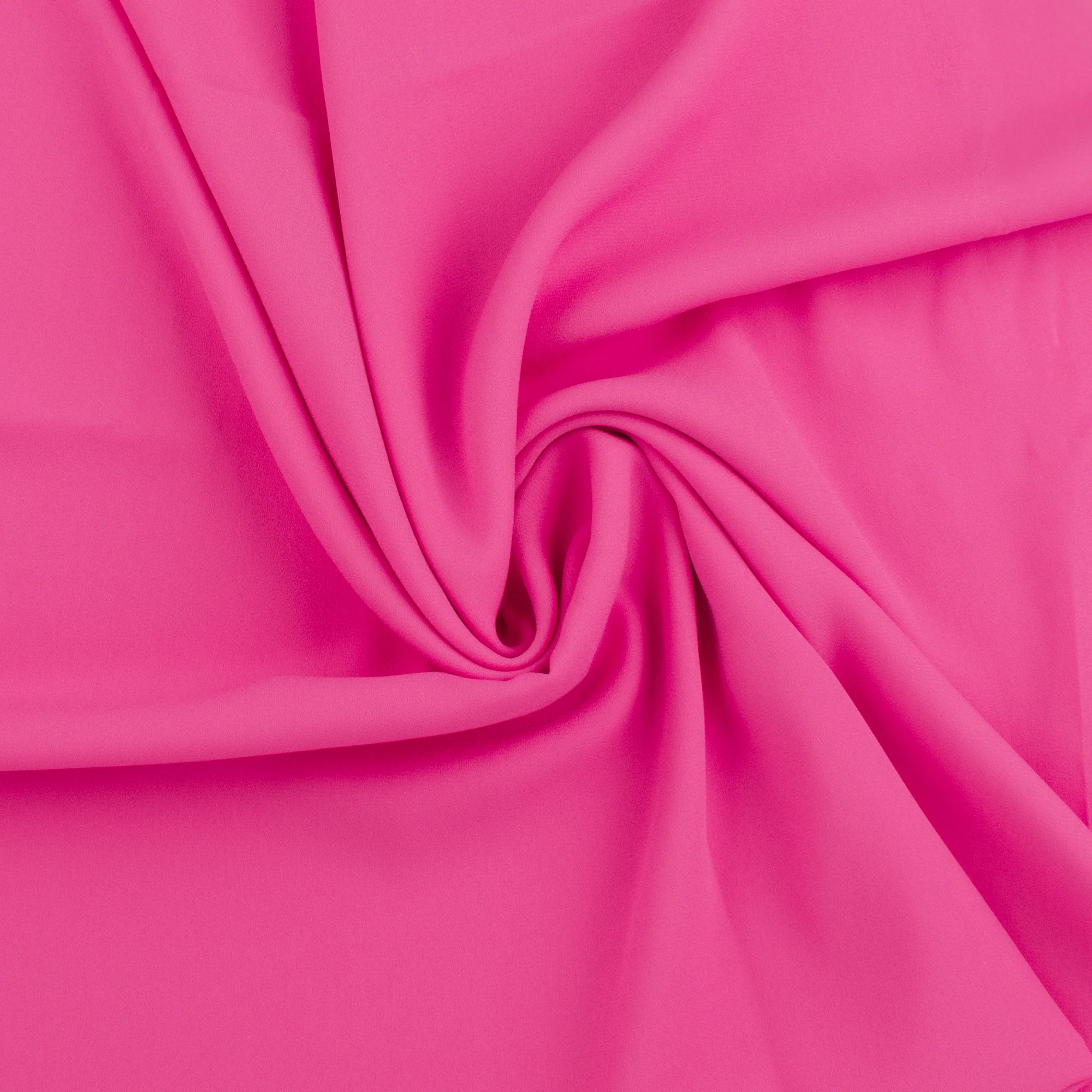 Solid Georgette - ILENE - 003 - Hot Pink - Image 2