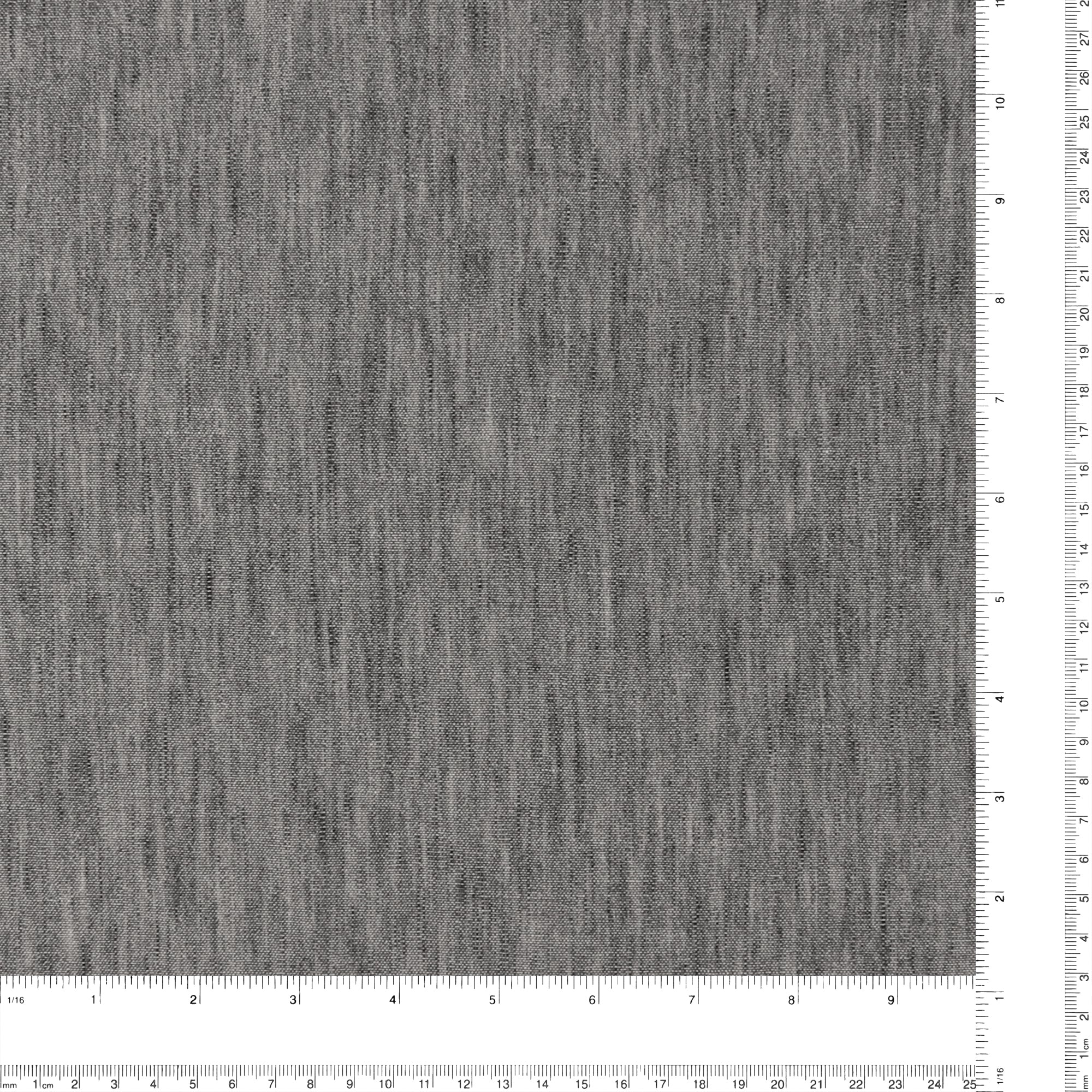 Solid Linen Look - TEXTURA - 003 - Black - Image 3