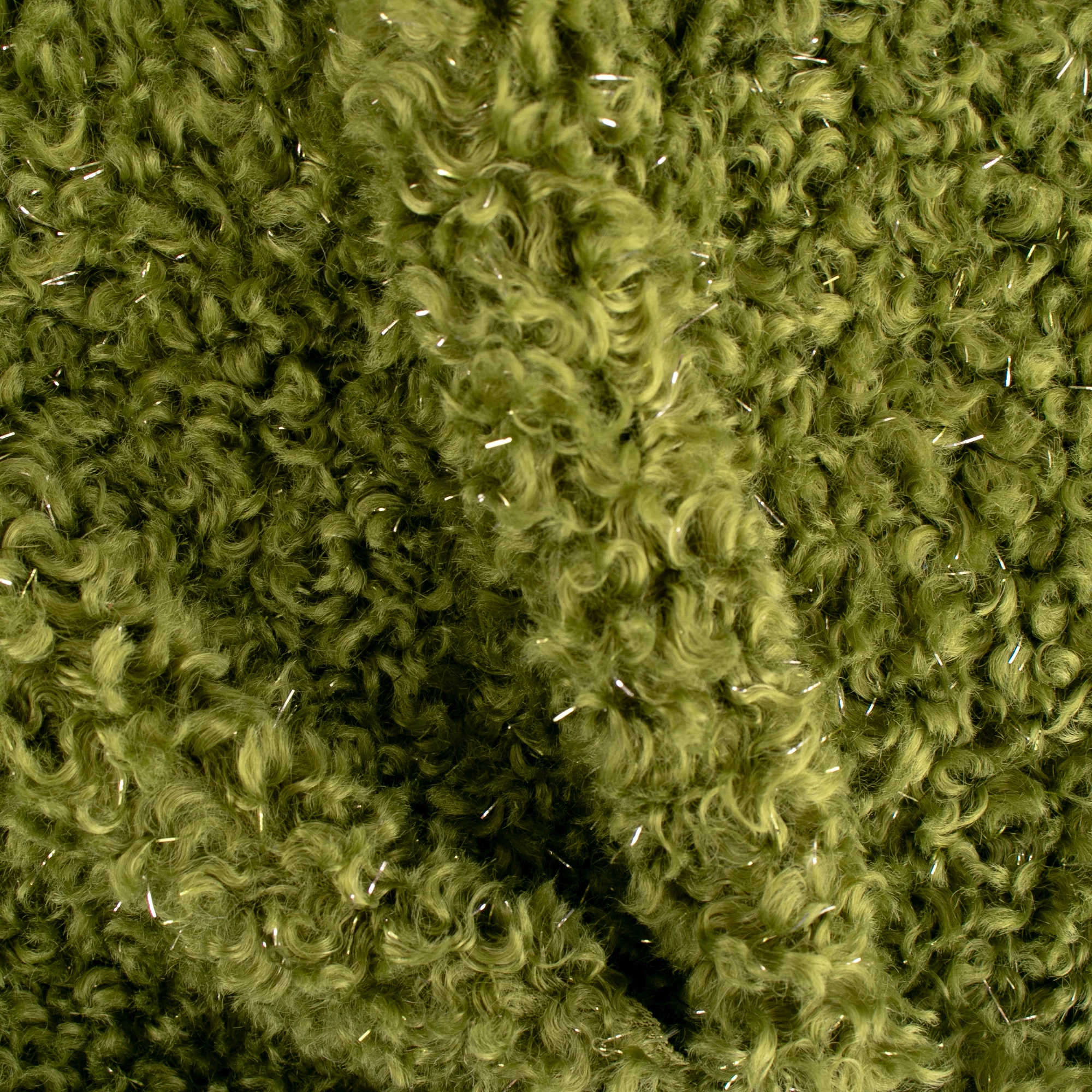 Solid Metallic Bouclé - MARGOT - Green - Image 2