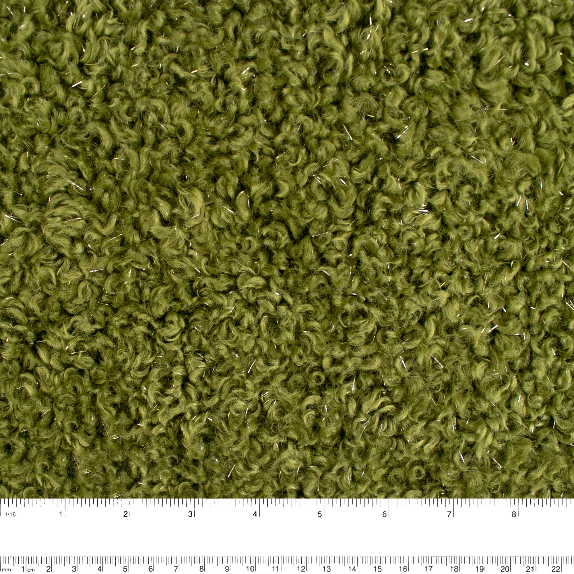 Solid Metallic Bouclé - MARGOT - Green - Image 3
