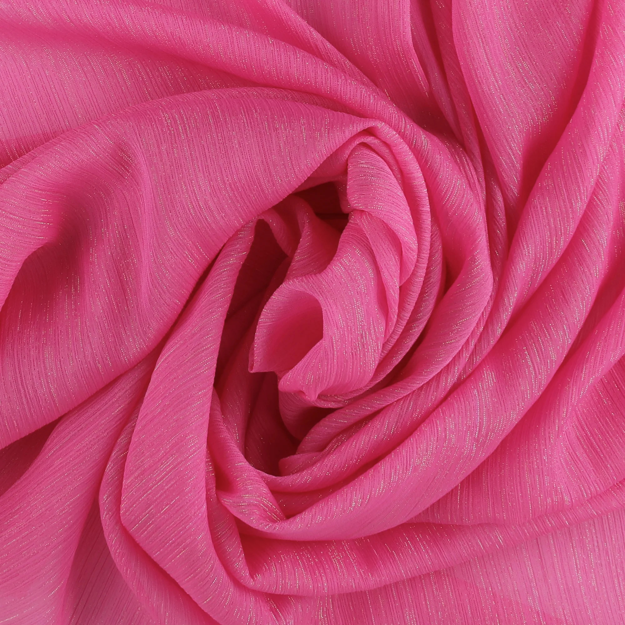 Solid Metallic Chiffon - LAST DANCE - 001 - Pink - Image 2