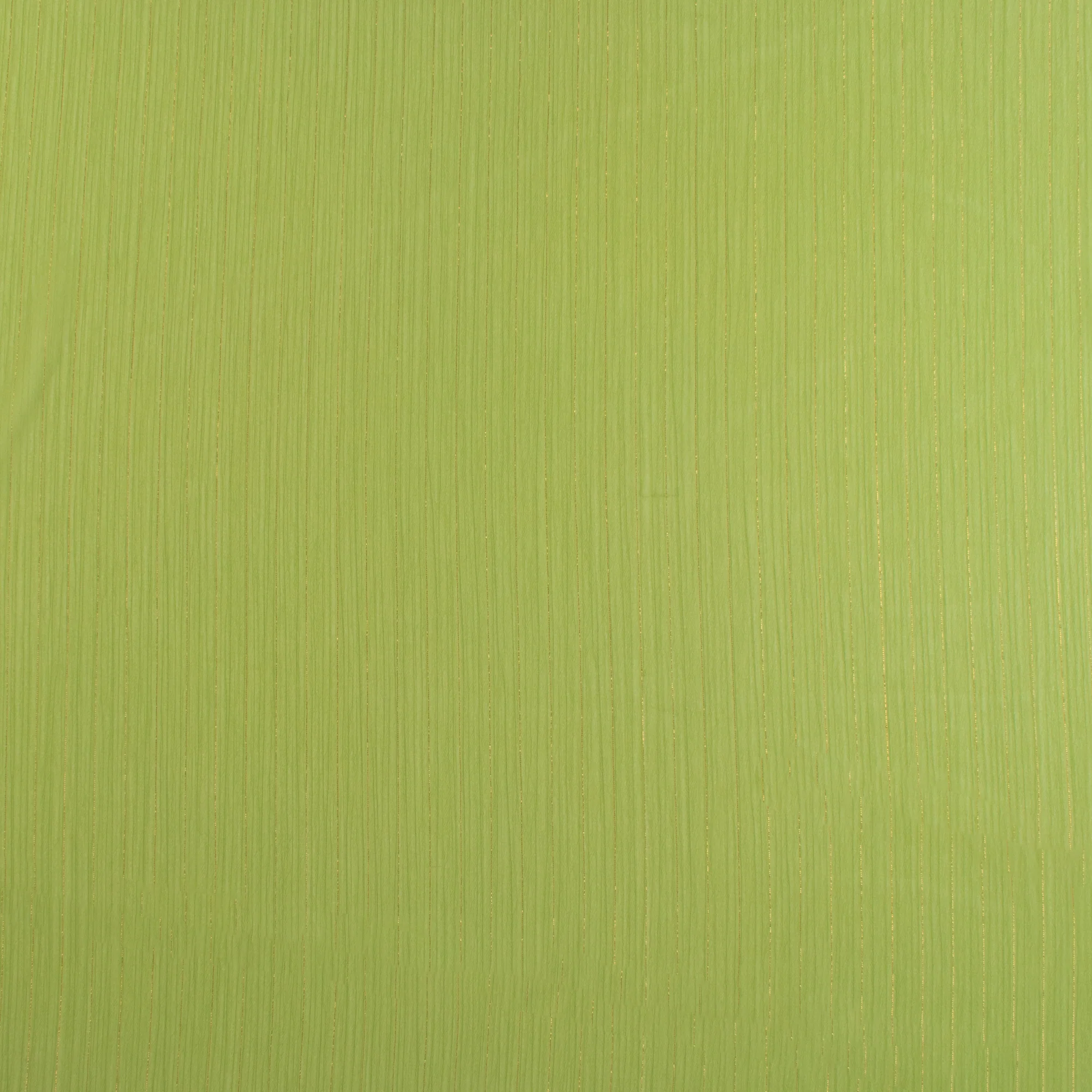 Solid Metallic Chiffon Yoryu - CHANTAL - 002 - Moss