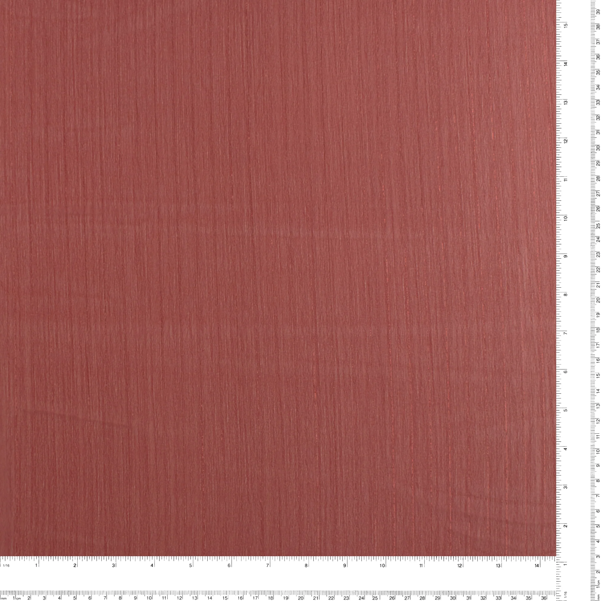 Solid Metallic Chiffon Yoryu - CHANTAL - 005 - Red - Image 3