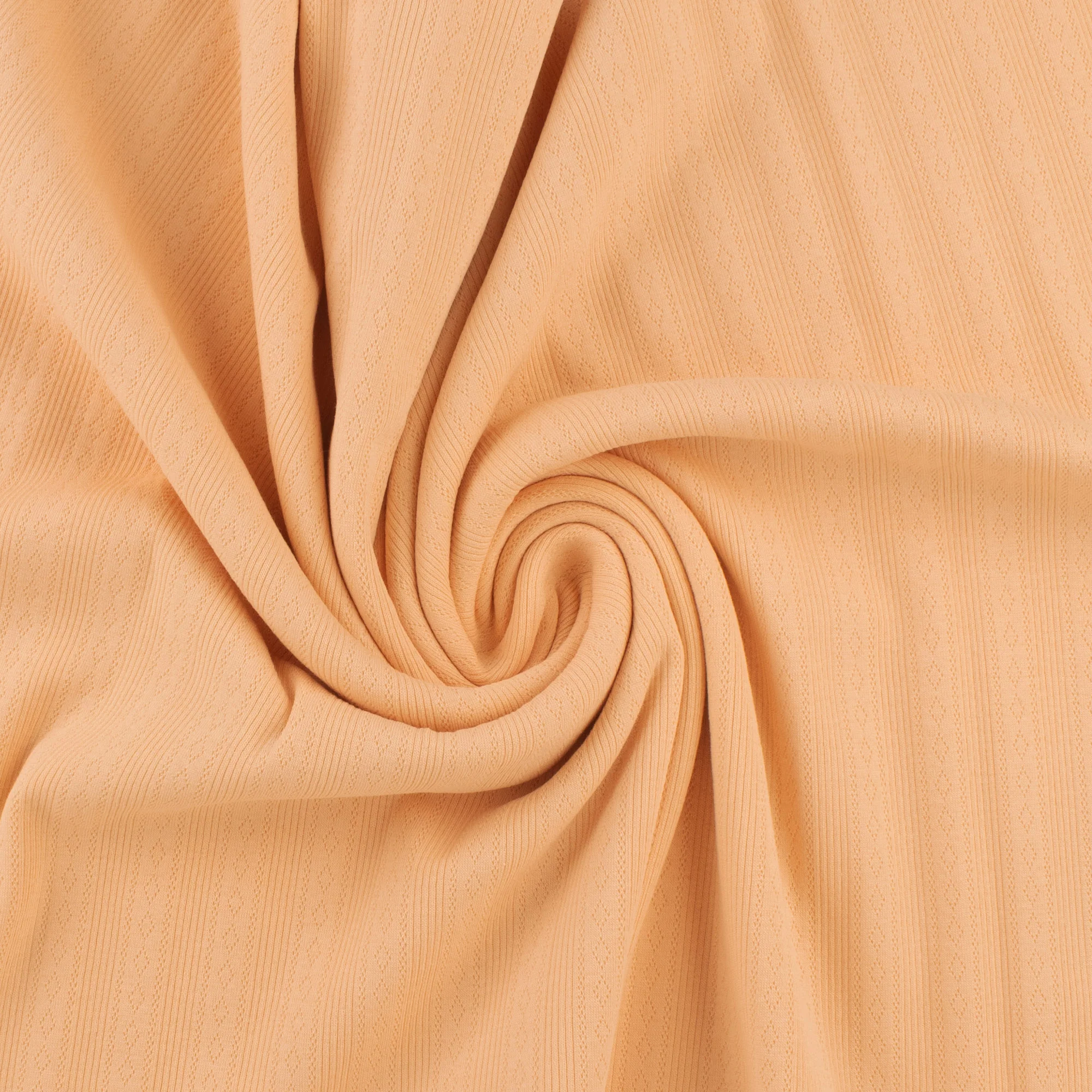 Solid Pointelle - SUMMER SIESTA - 003 - Apricot - Image 2