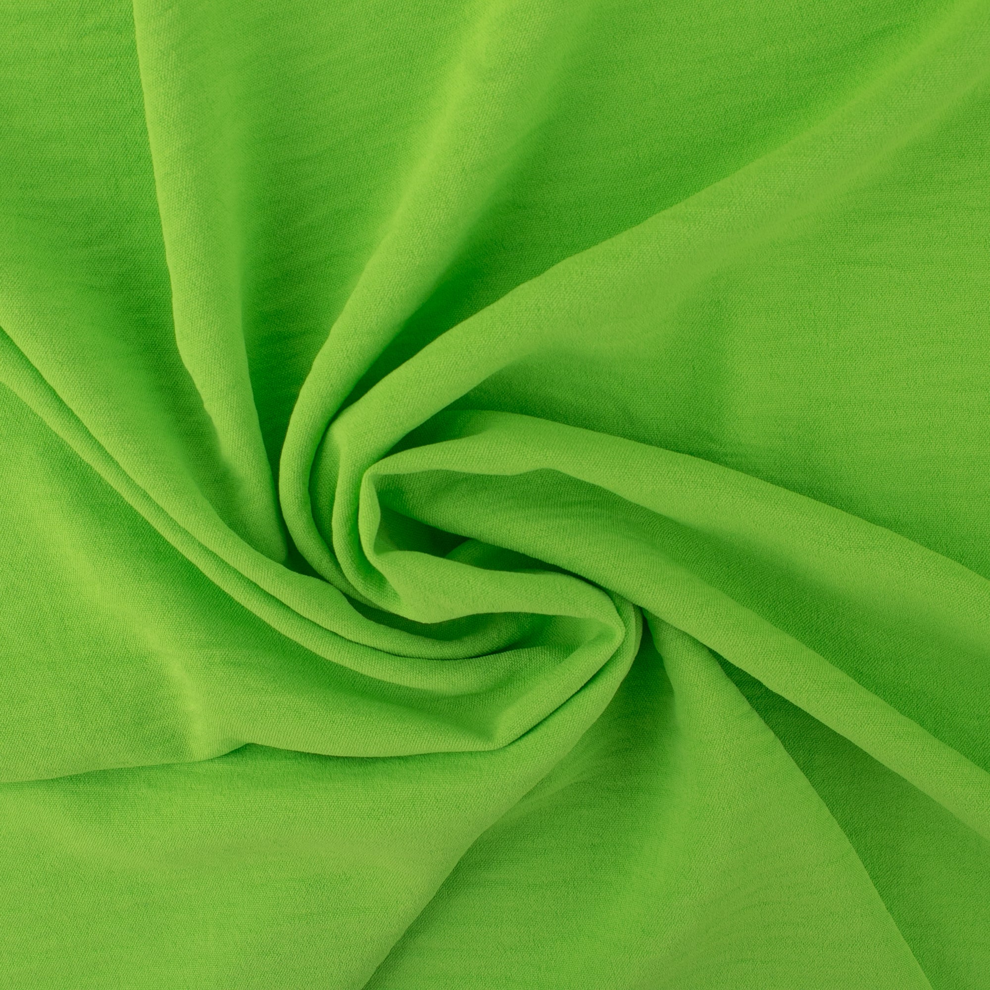 Solid Polyester - BRIGHT - Green - Image 2