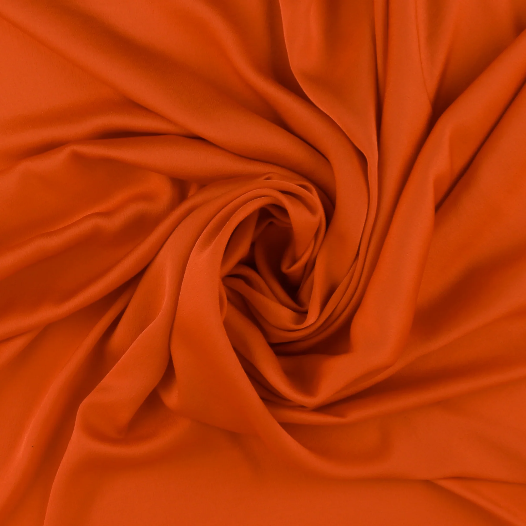 Solid Polyester - EMILIA - 013 - Tangerine - Image 2