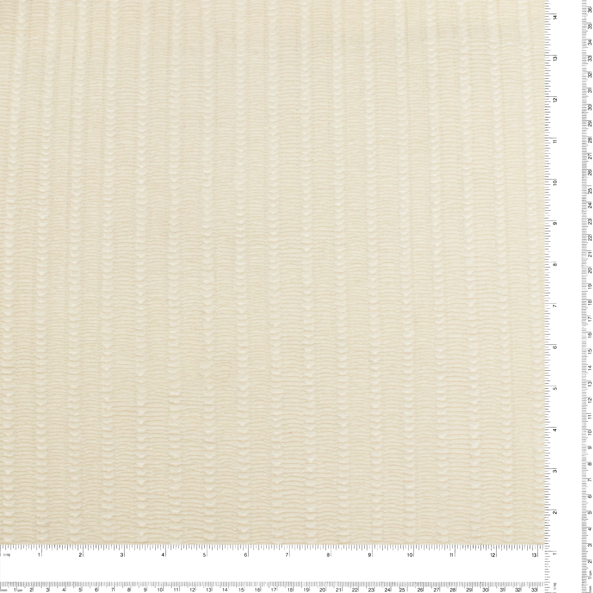 Solid Puckered Velvet - VIENNA - 005 - Ivory - Image 3
