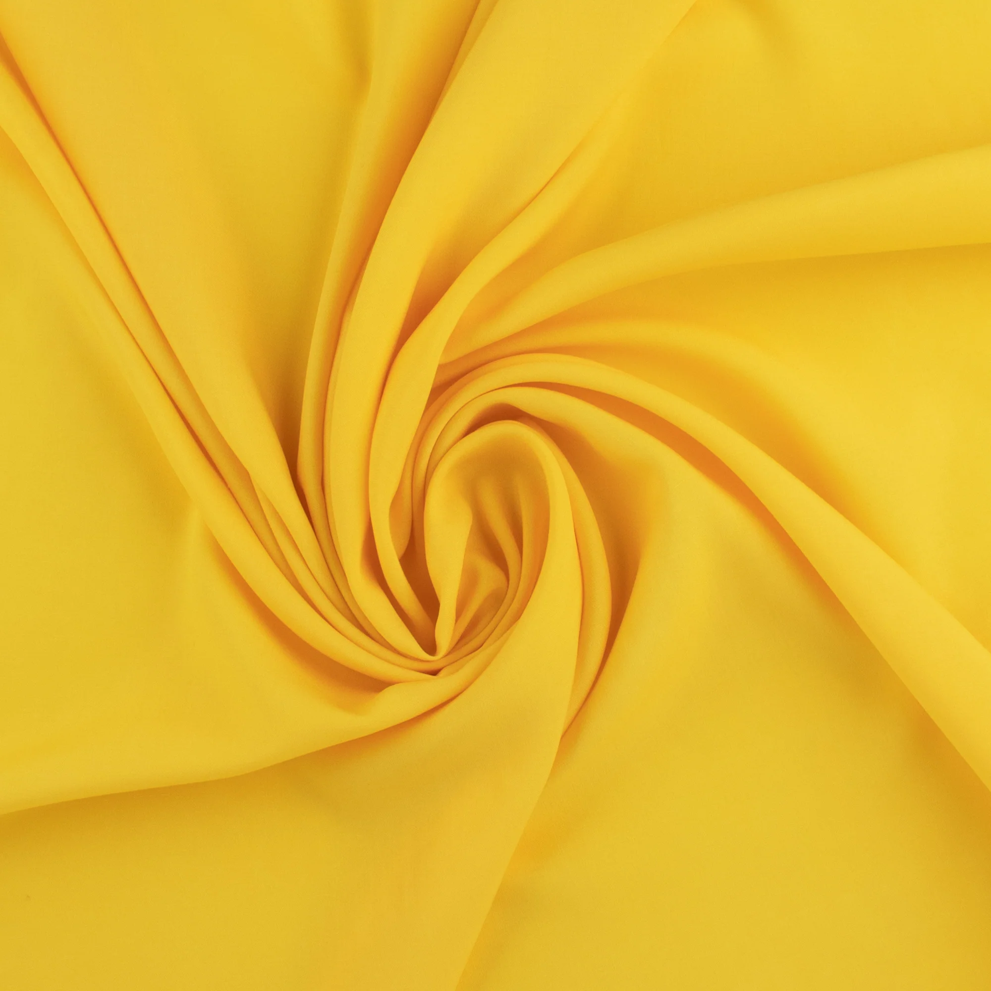Solid Rayon Poplin - DAPHNE - 026 - Bright Yellow - Image 2