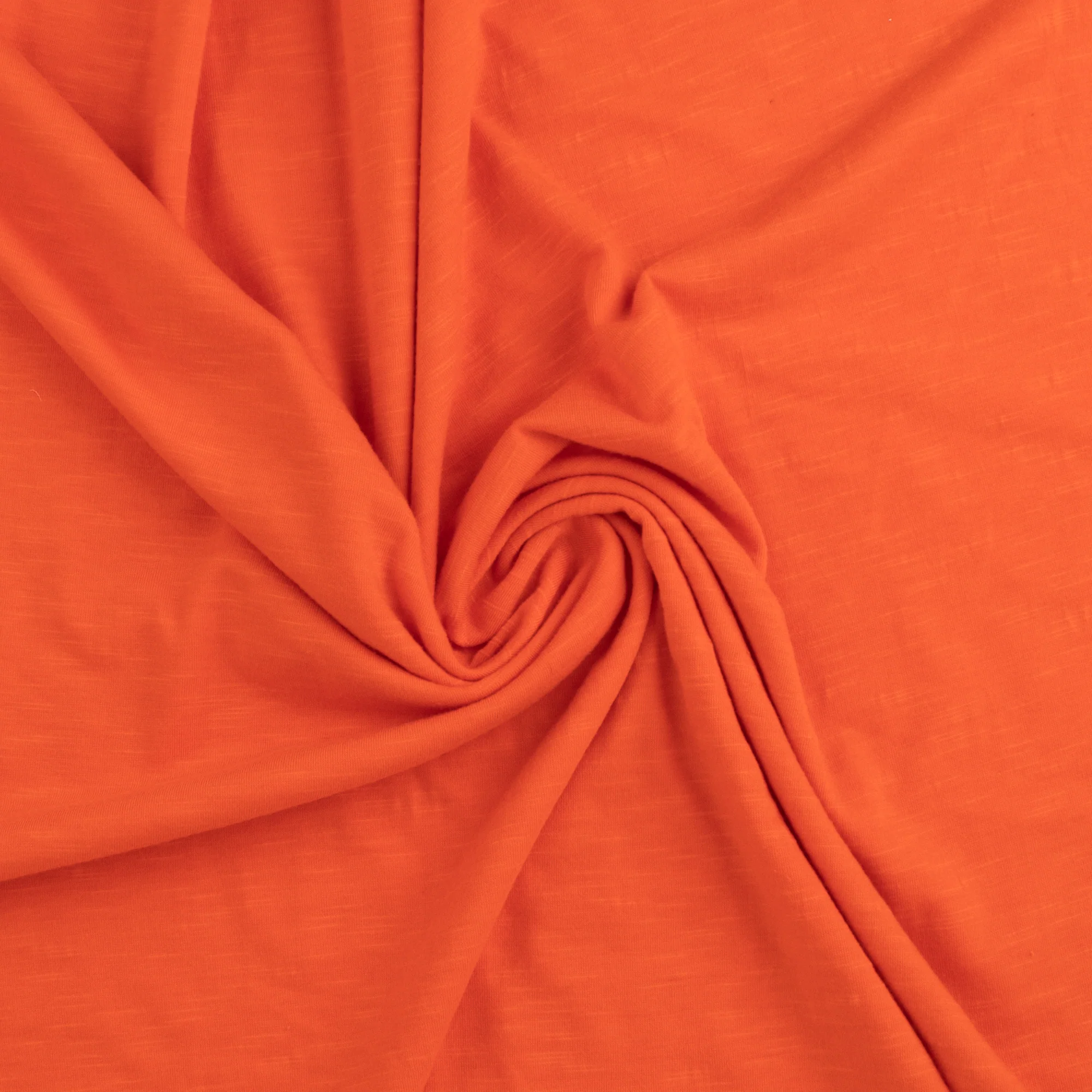 Solid Slub Knit - MATILDA - 006 - Tangerine - Image 2