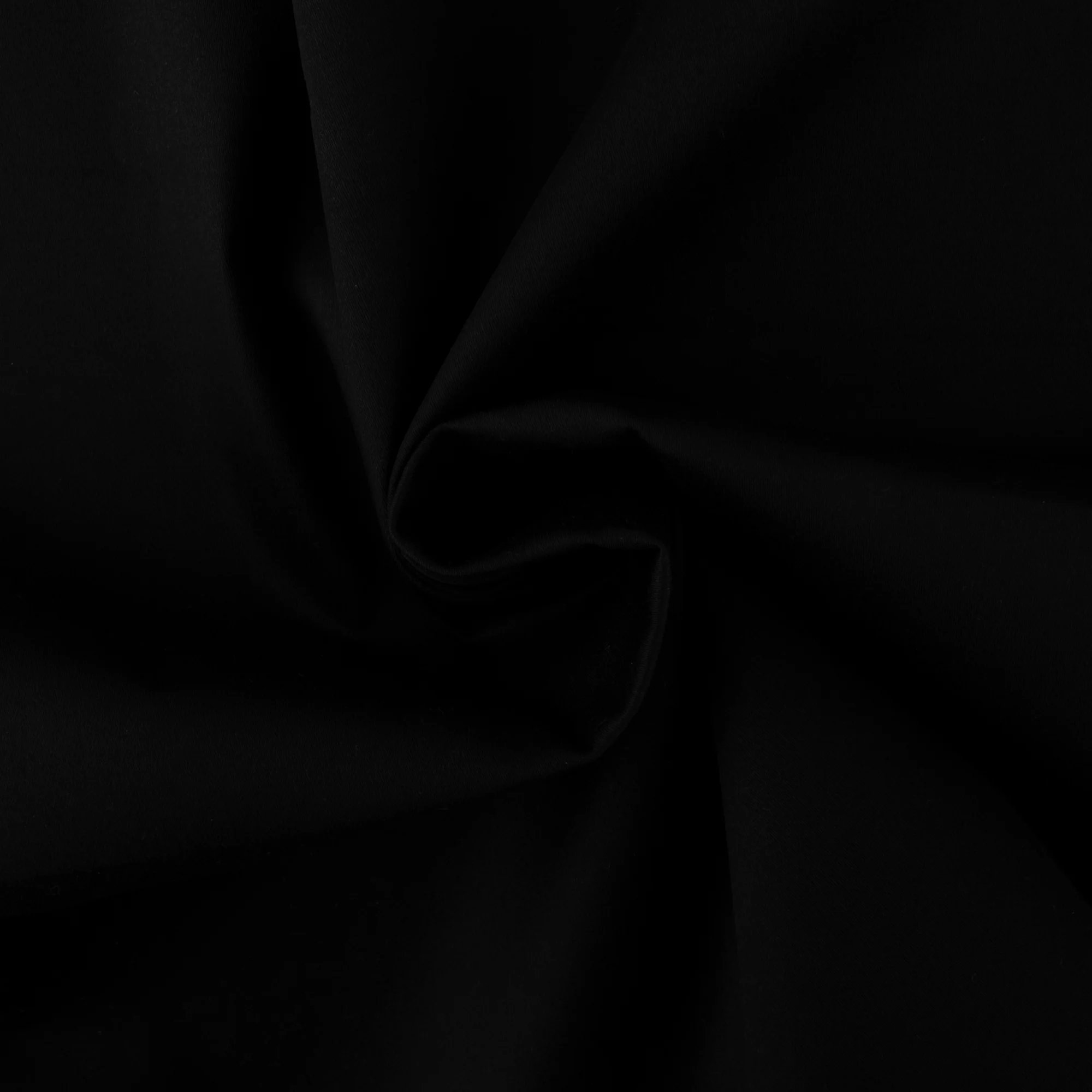 Solid Stretch Sateen - Black - Image 2