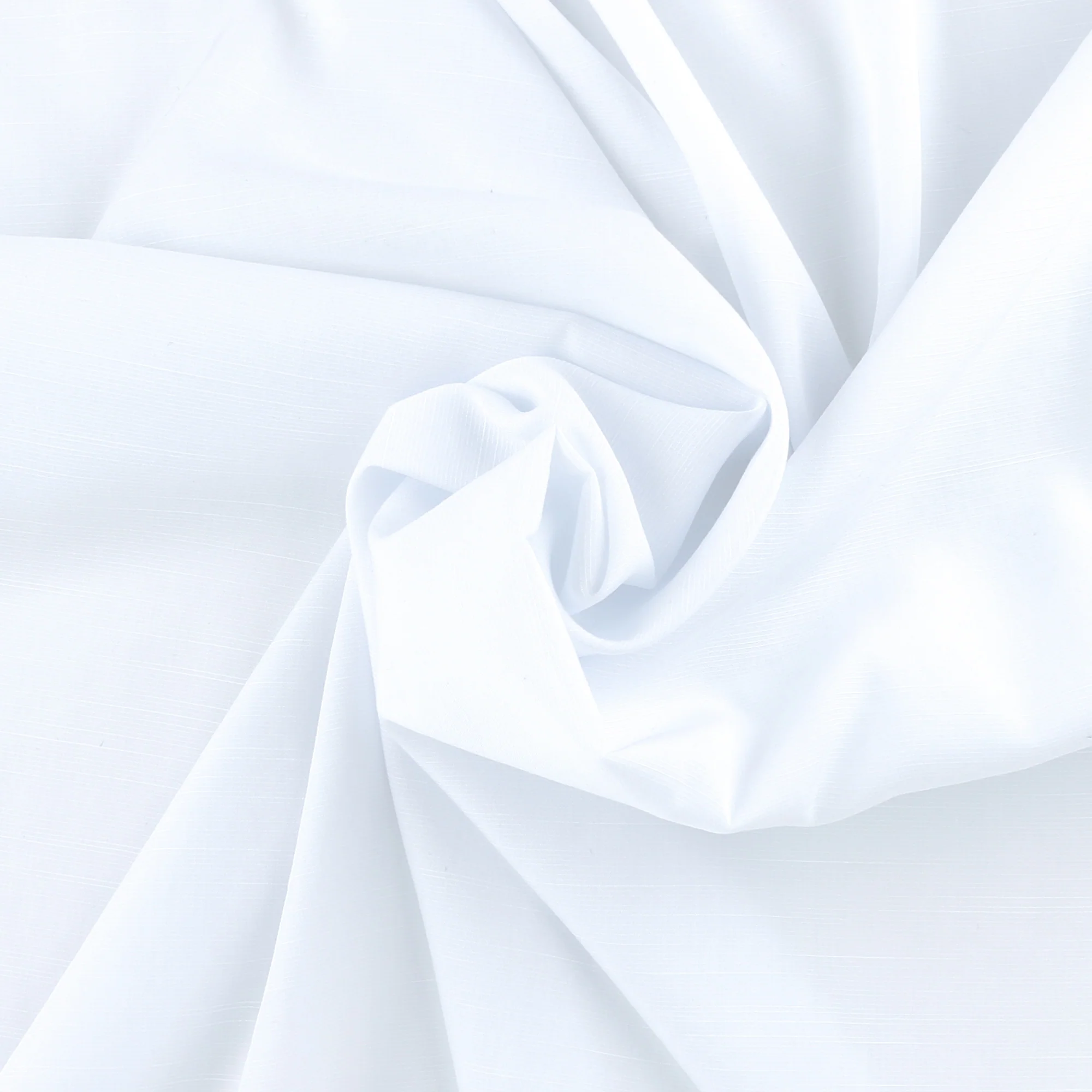 Solid twill slub - MAYA - 004 - White - Image 2