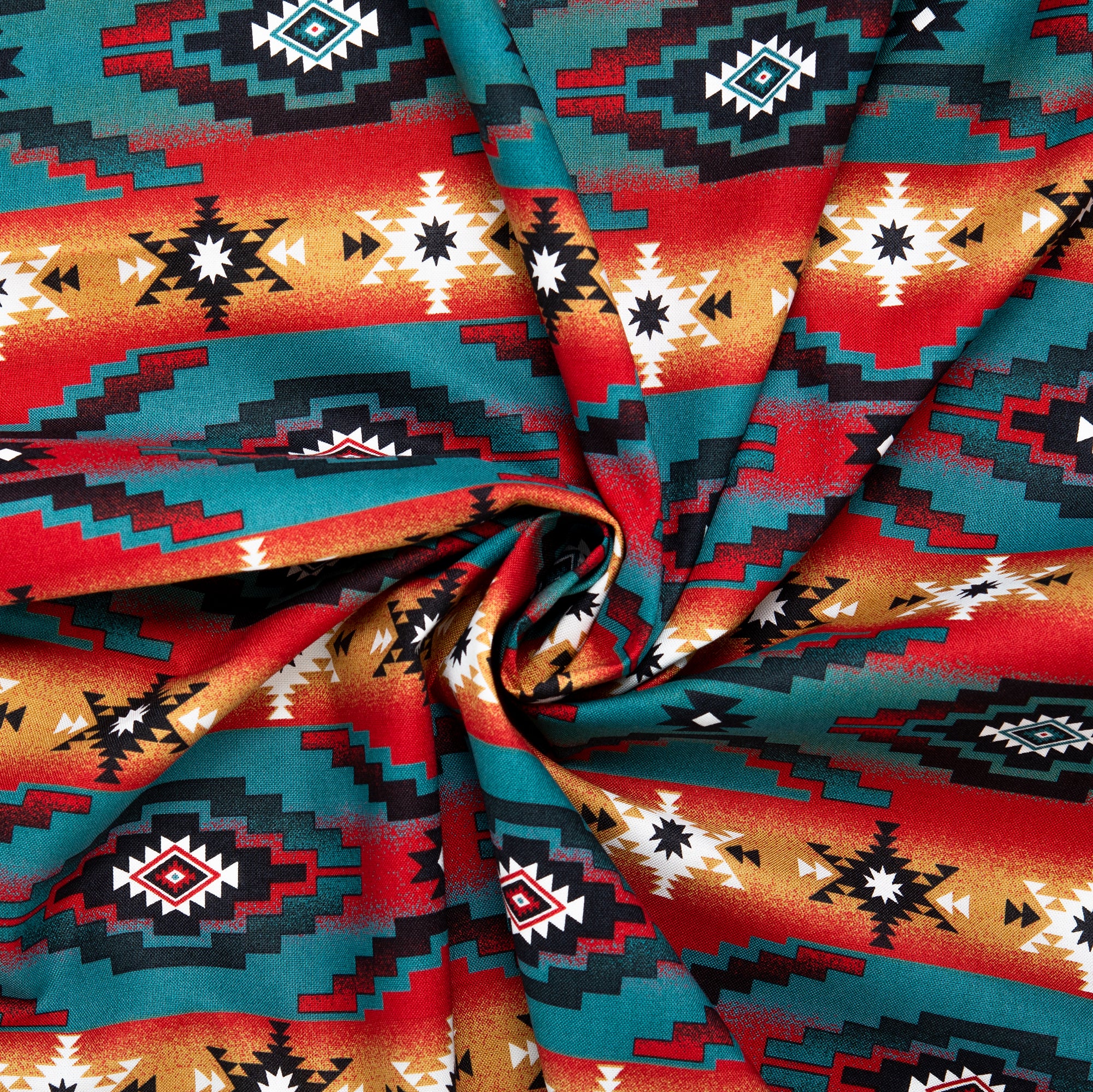 SPIRIT TRAIL Printed Cotton - Stars - Blue - Image 2