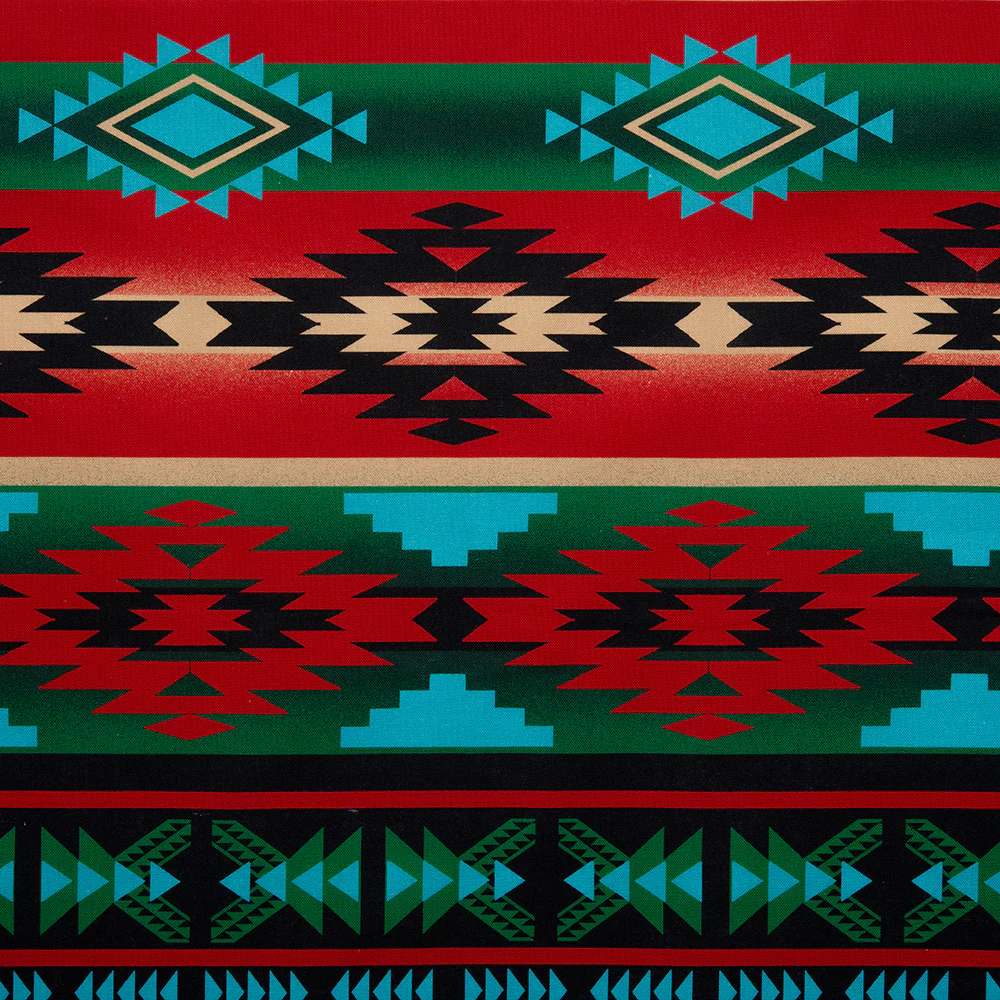 SPIRIT TRAIL Printed Cotton - Stripes - Green