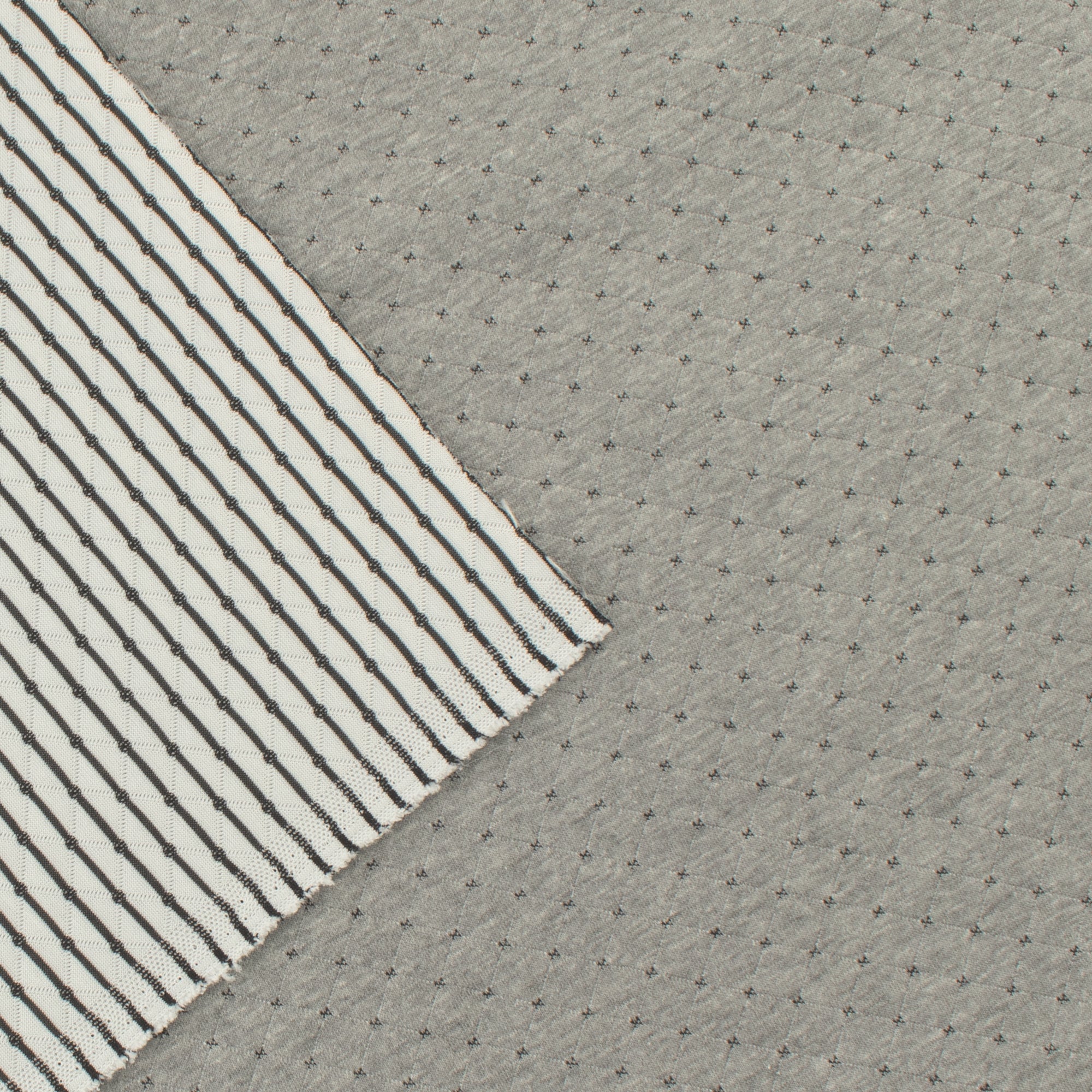 Star Quilt II Knit - ELLIE - 013 - Medium Grey - Image 4