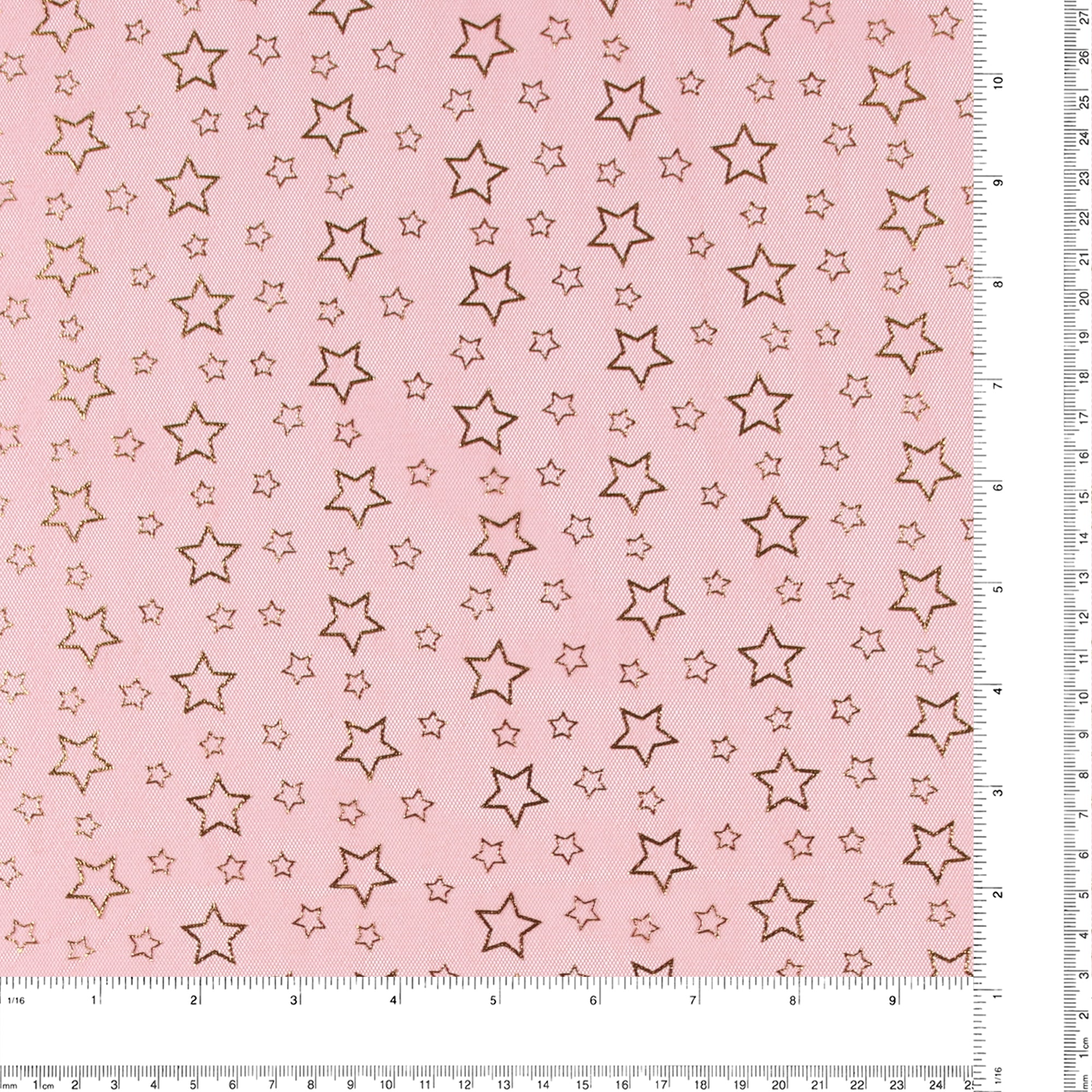 Star Tulle - Red/Gold - Image 3