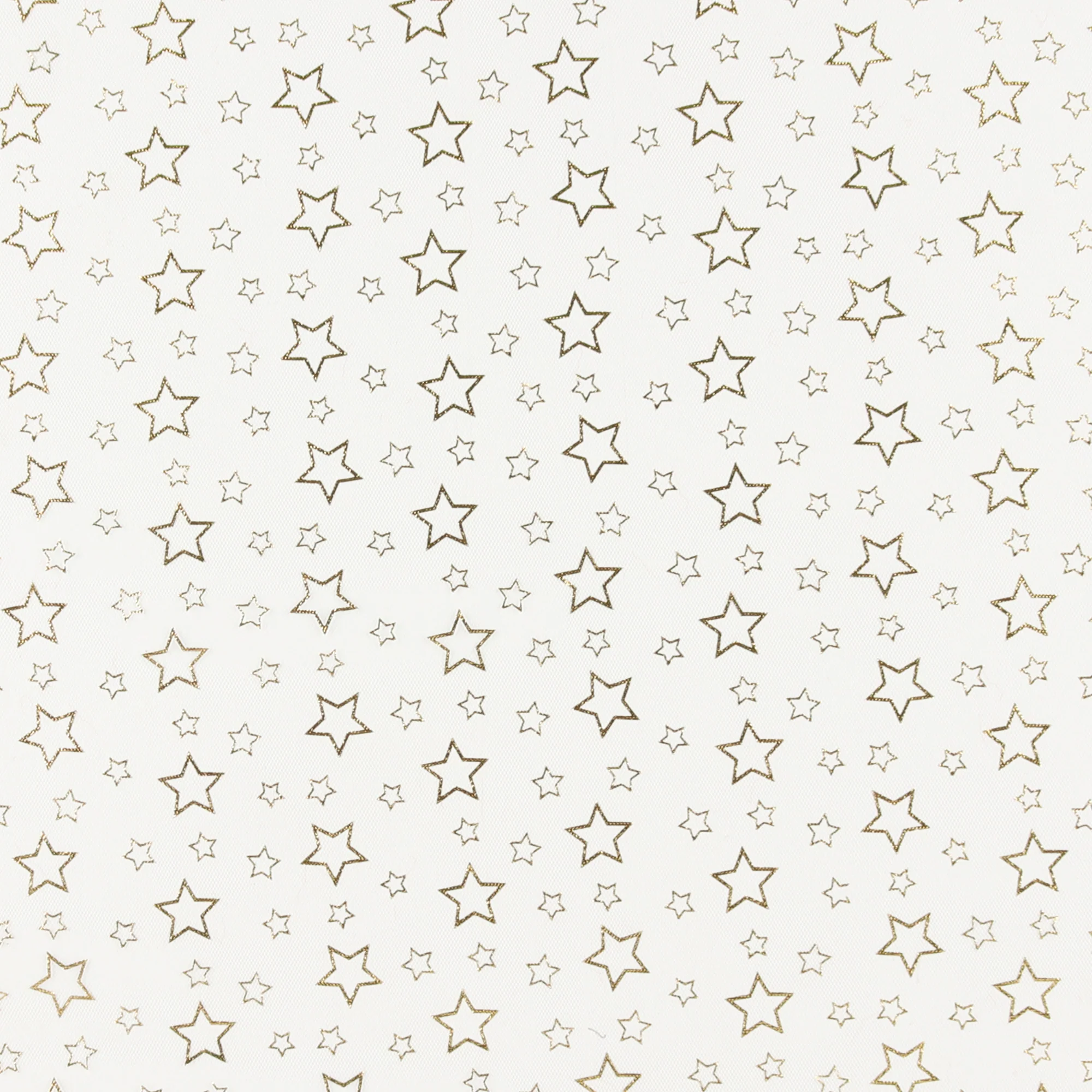 Star Tulle - White/Gold