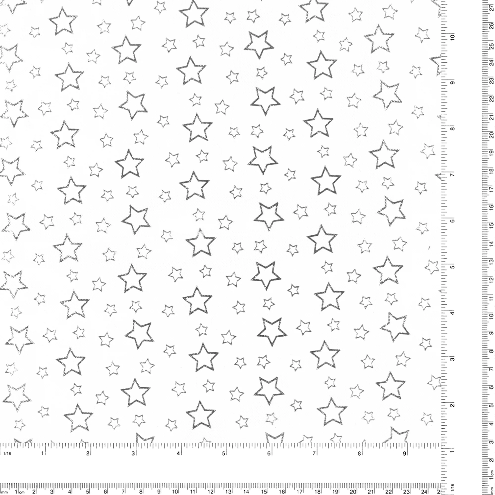 Star Tulle - White/Silver - Image 3