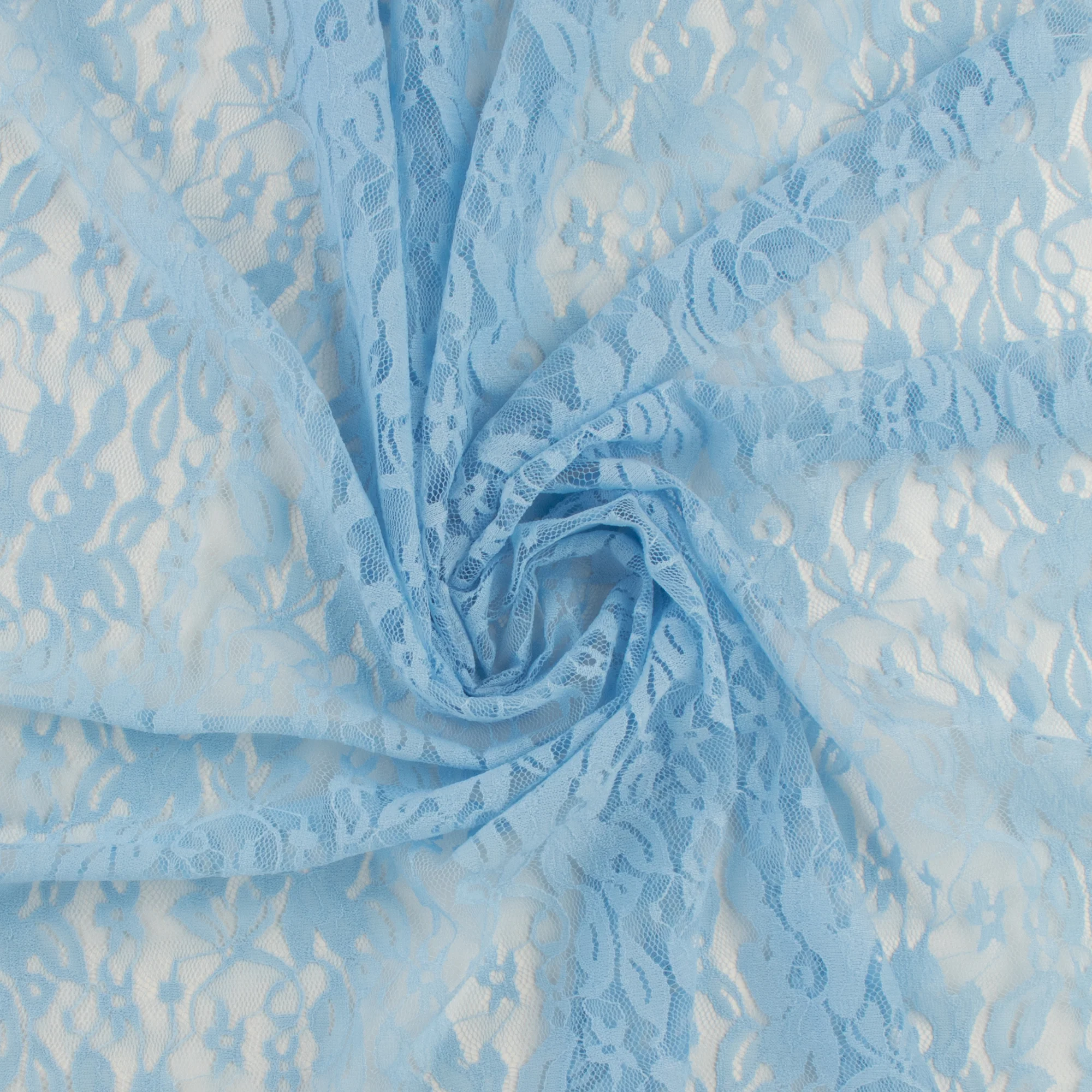 Stretch Lace - 621 - Cerulean - Image 2