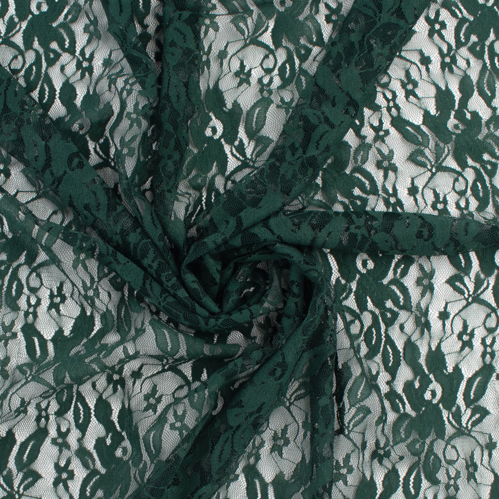 Stretch Lace - 795 - Dark Green - Image 2